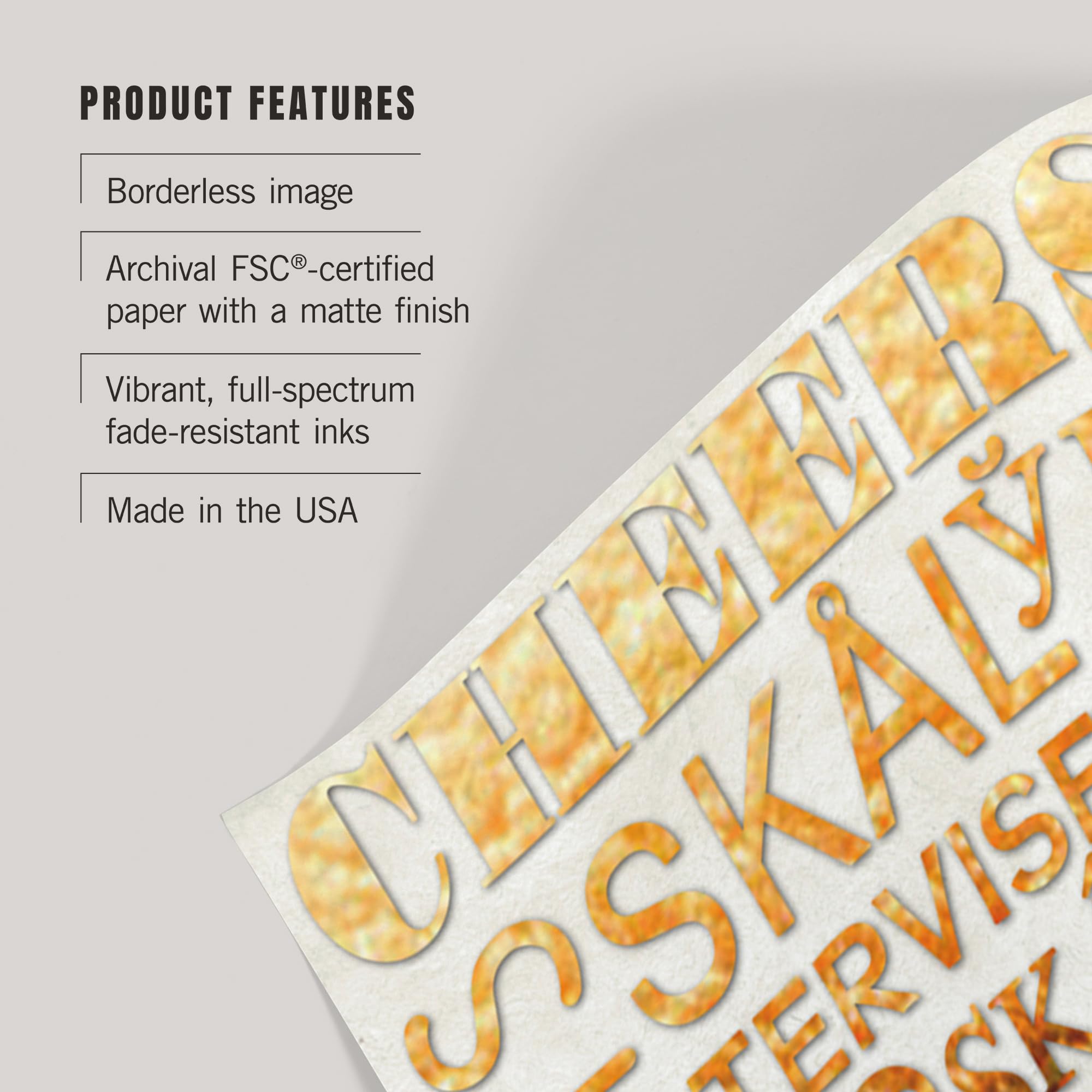 Lantern Press 16x24 Inch Giclee Art Print - Beer Typography Poster with 'Cheers' in Multiple Languages | Perfect for Home Bar Decor, Man Cave Wall Art & Beer Lover Gifts