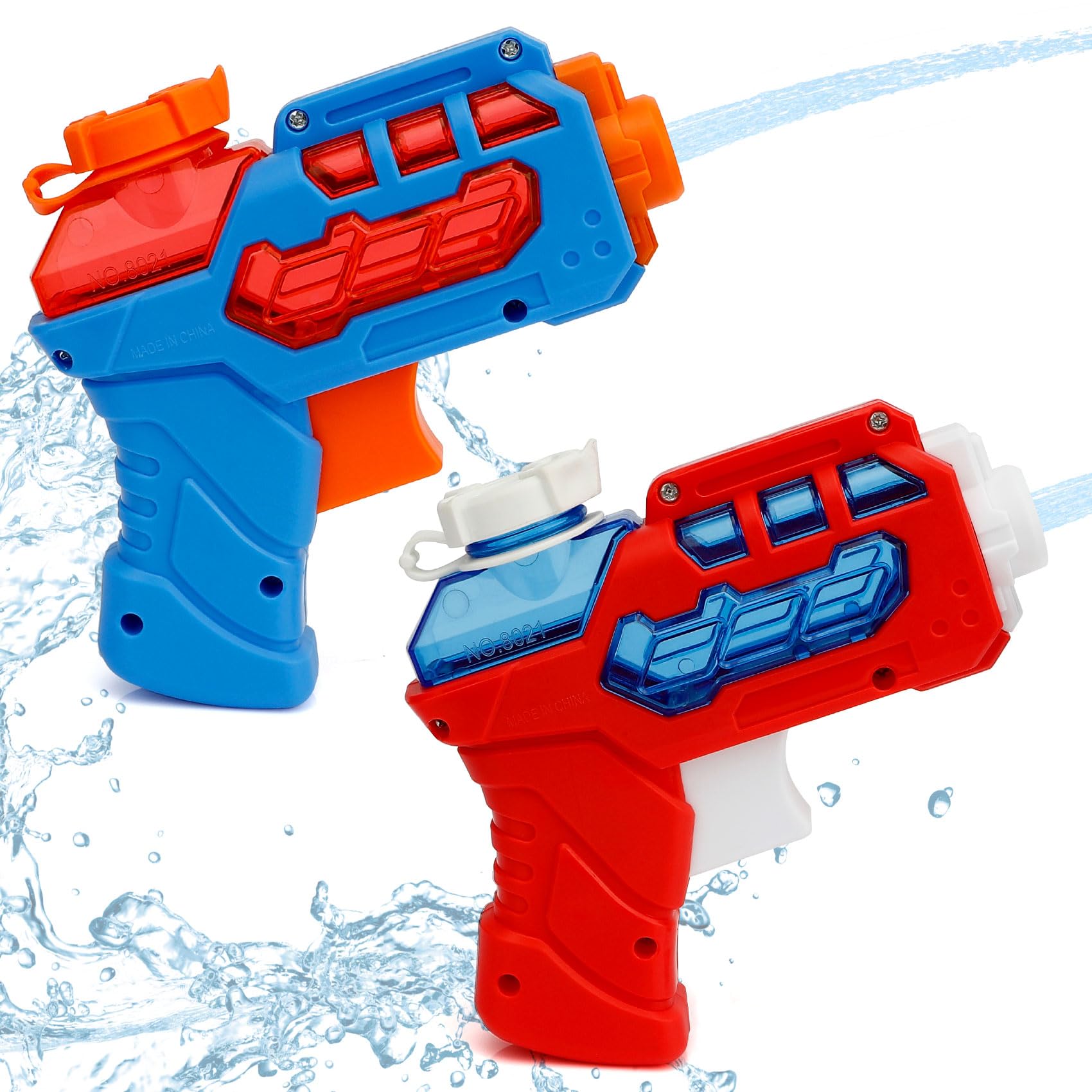 2 Pack Water Guns for Kids - Mini Water Blaster & Squirt Gun Toys for Boys & Girls - Fun Outdoor Water Fighting Toys for Pool, Beach & Summer Play - Perfect Summer Gifts for Outdoor Activities