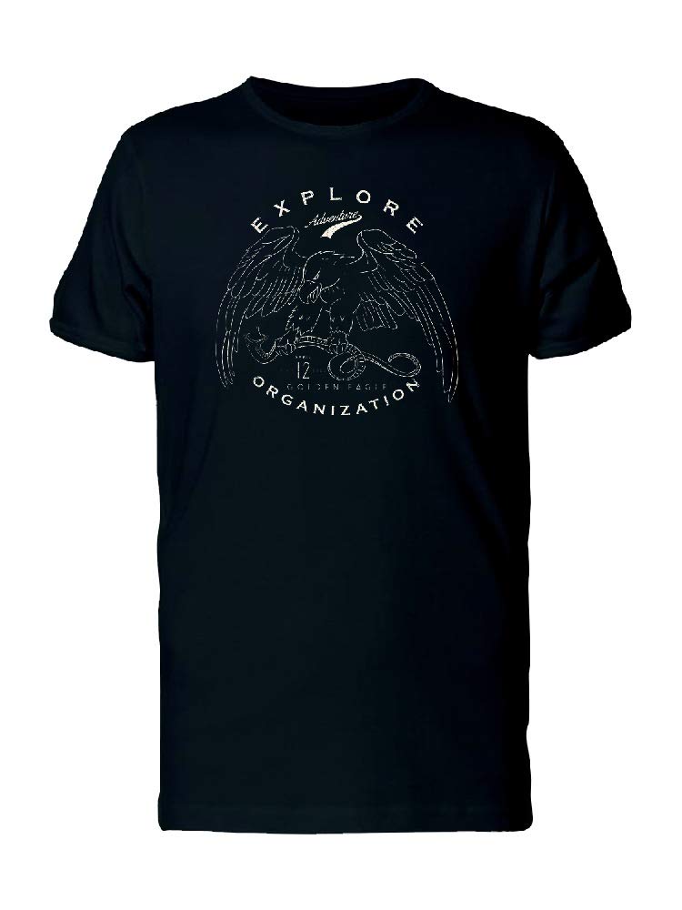 Explore Organization Eagle Tee Men's - Premium Comfort Fit T-Shirt for Outdoor Adventures & Casual Wear