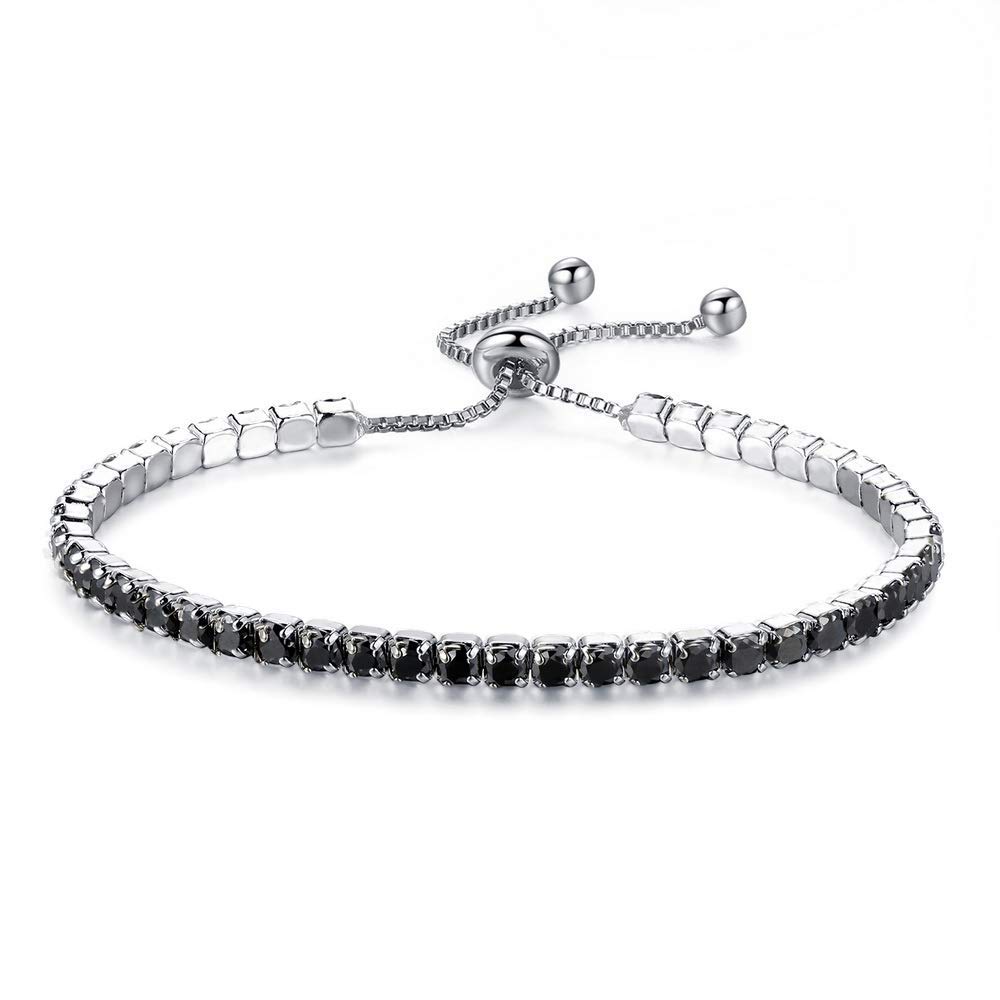 Elegant Adjustable Silver Plated Memorial Bracelet with 5A Cubic Zirconia - Cremation Jewelry for Women, Sympathy Gift, Funeral Keepsake - Perfect for Remembrance, Memorial Services & Special Occasions