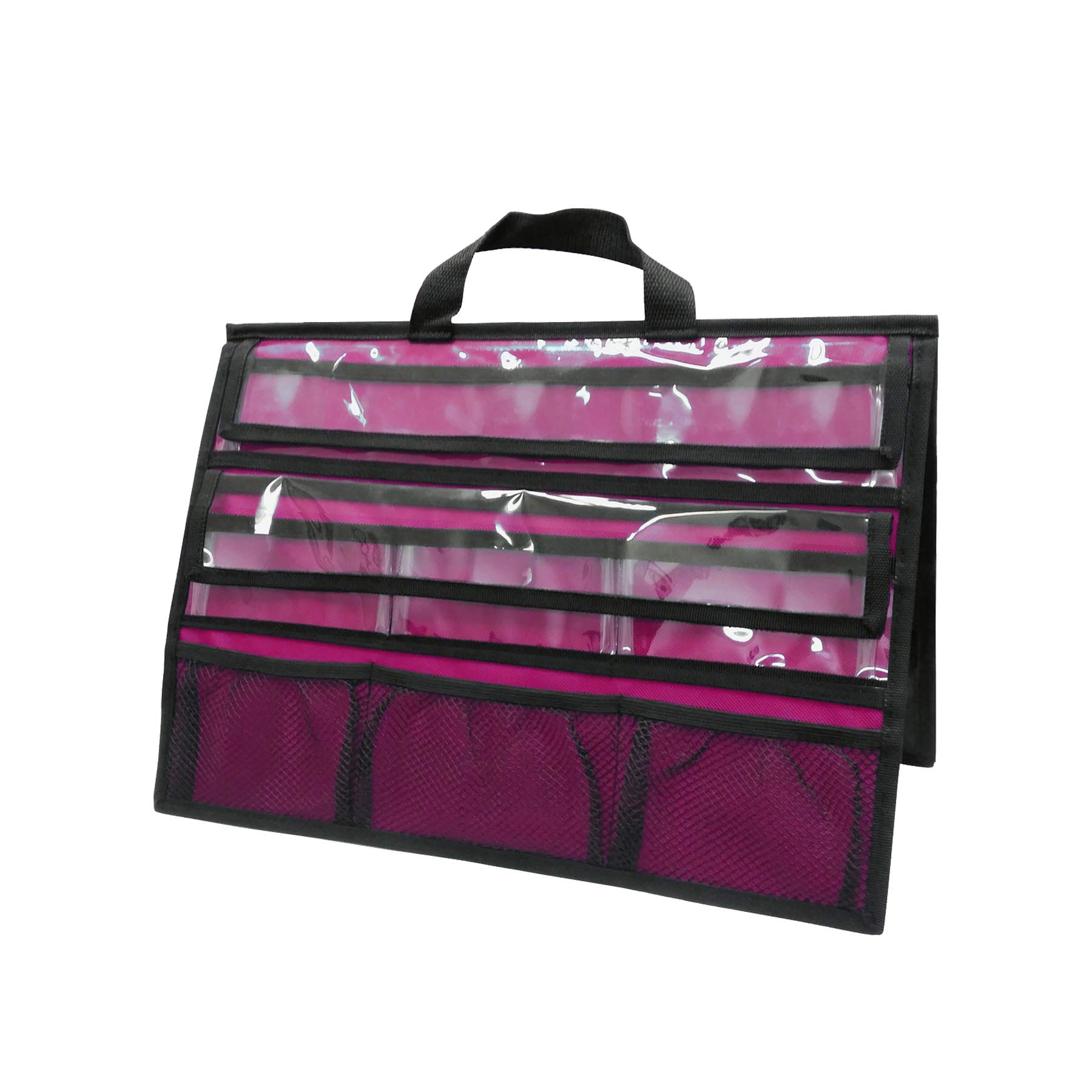 Pink Embellishment Holder - Perfect for Crafting, Scrapbooking & DIY Projects - Tutto Tool Organizer for Beads, Buttons & More