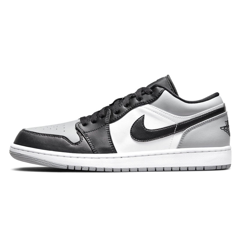 Air Jordan 1 Low GS Sneakers - Light Smoke Grey/Black/White Basketball Shoes for Girls - Perfect for School, Sports & Casual Wear
