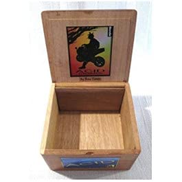 Premium Wooden Empty Cigar Box - Handcrafted ACID Box for Cigars, Humidors & Collectibles | Perfect for Storage, DIY Projects & Home Decor
