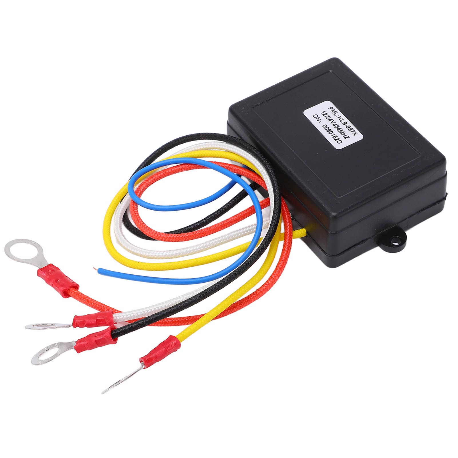 12V 24V Universal Wireless Winch Remote Control - 75ft Long Range, Anti-Interference, 434MHz Battery Powered - Safe for Car, ATV, SUV & Truck (Off-Road Recovery, Towing, Marine Use)