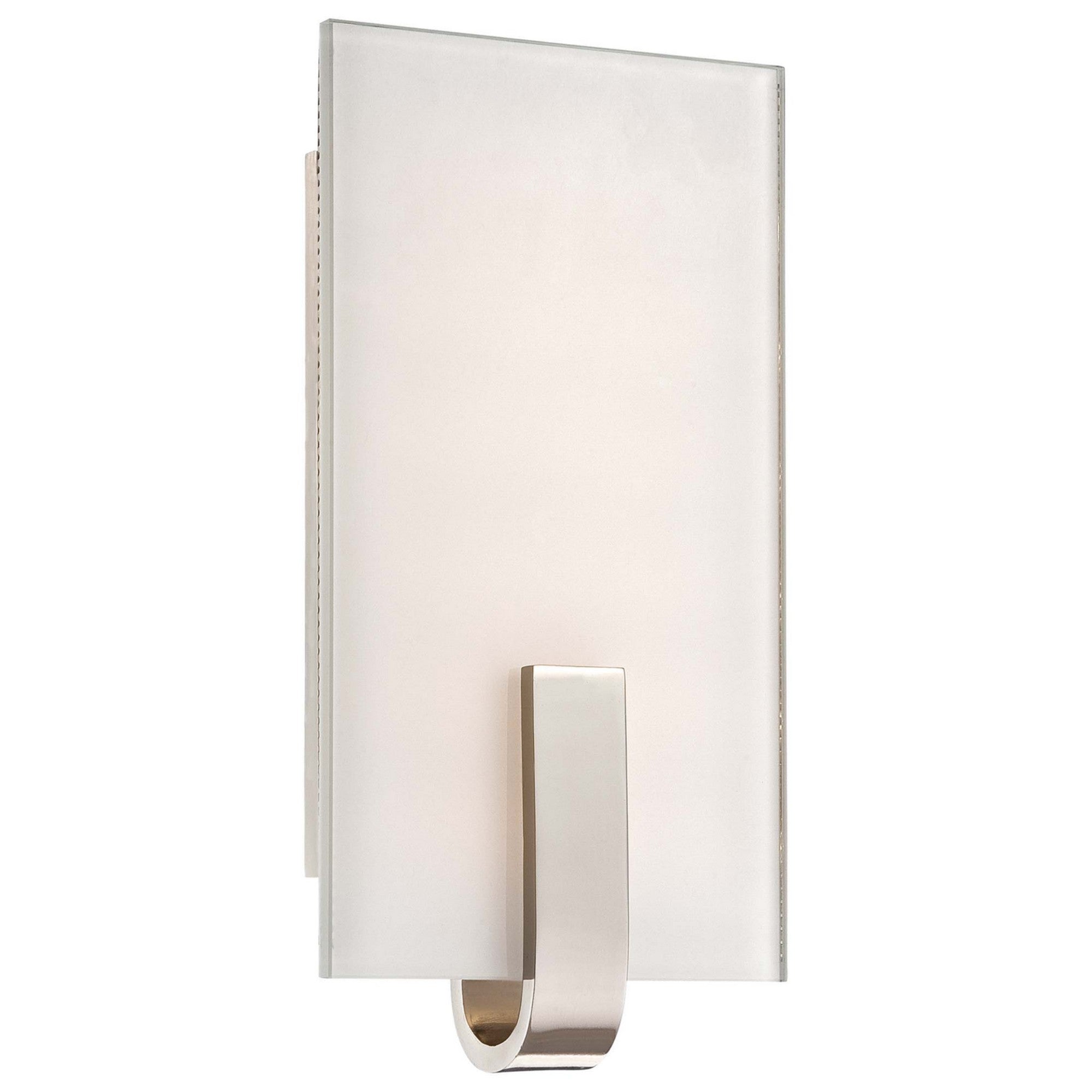 12 Inch LED Wall Light - Polished Nickel & Gold Finish for Living Room, Bedroom, or Hallway Lighting