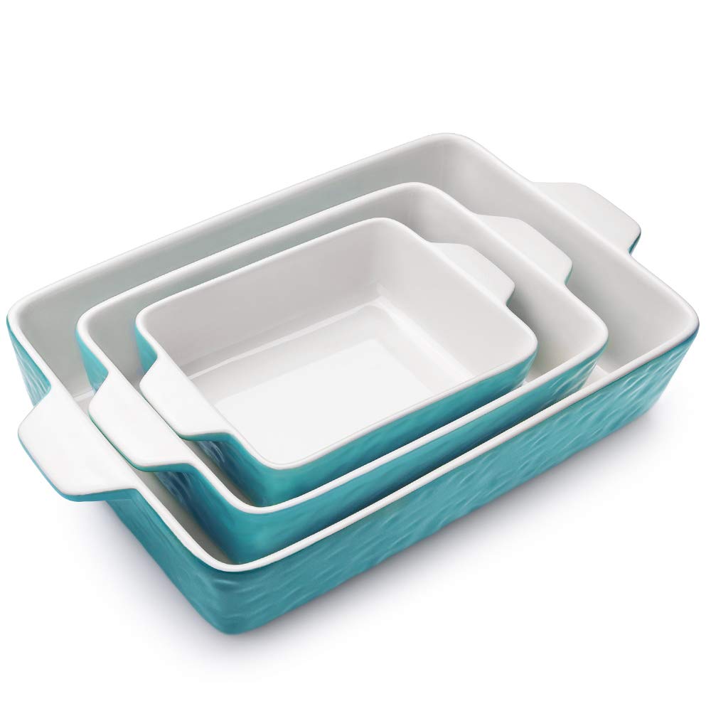 Ceramic Casserole Dish Set of 3 - 11.6