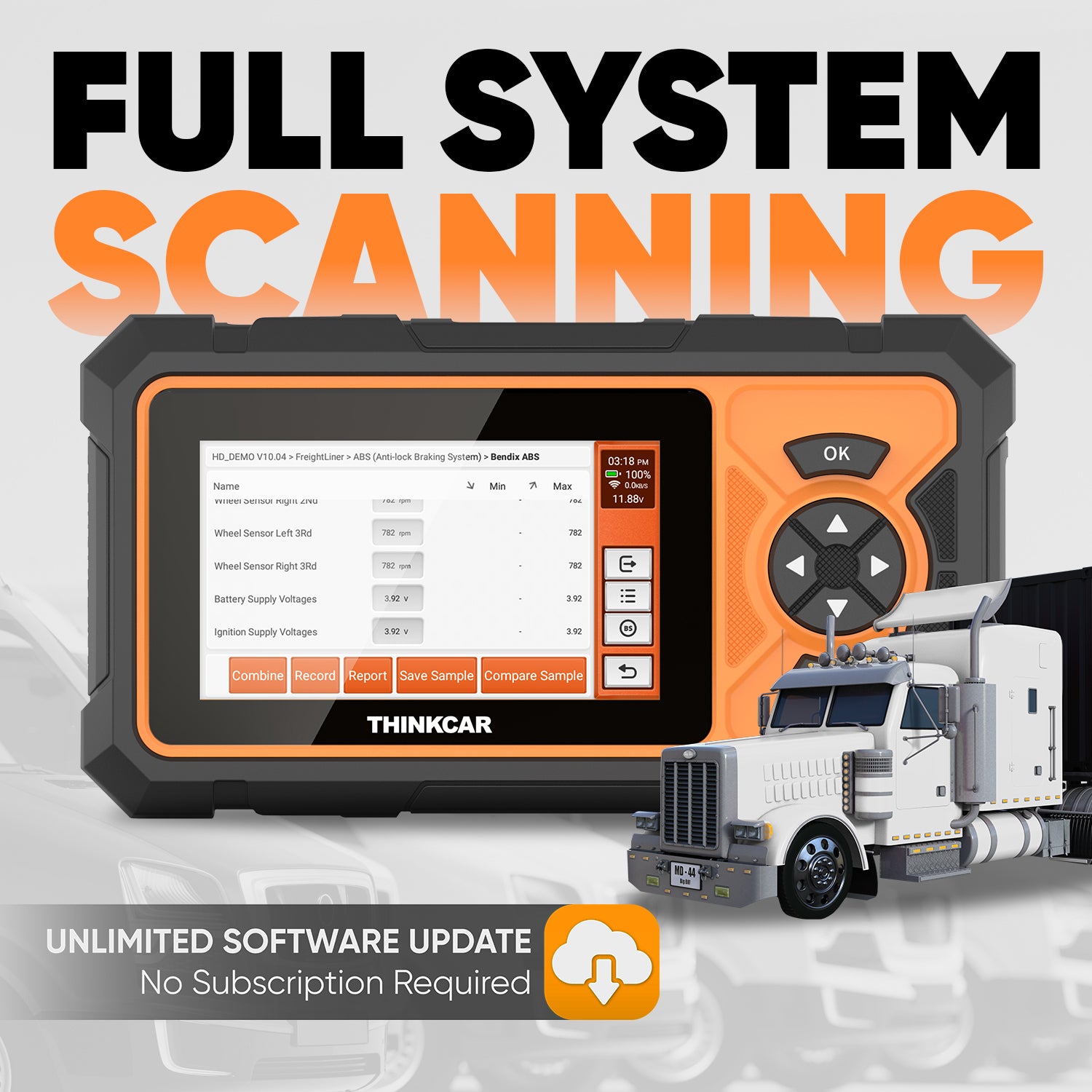 THINKSCAN HD 5 Inch Heavy Duty Barcode Scanner - Lifetime Free Software Updates | Perfect for Retail, Warehouse & Inventory Management