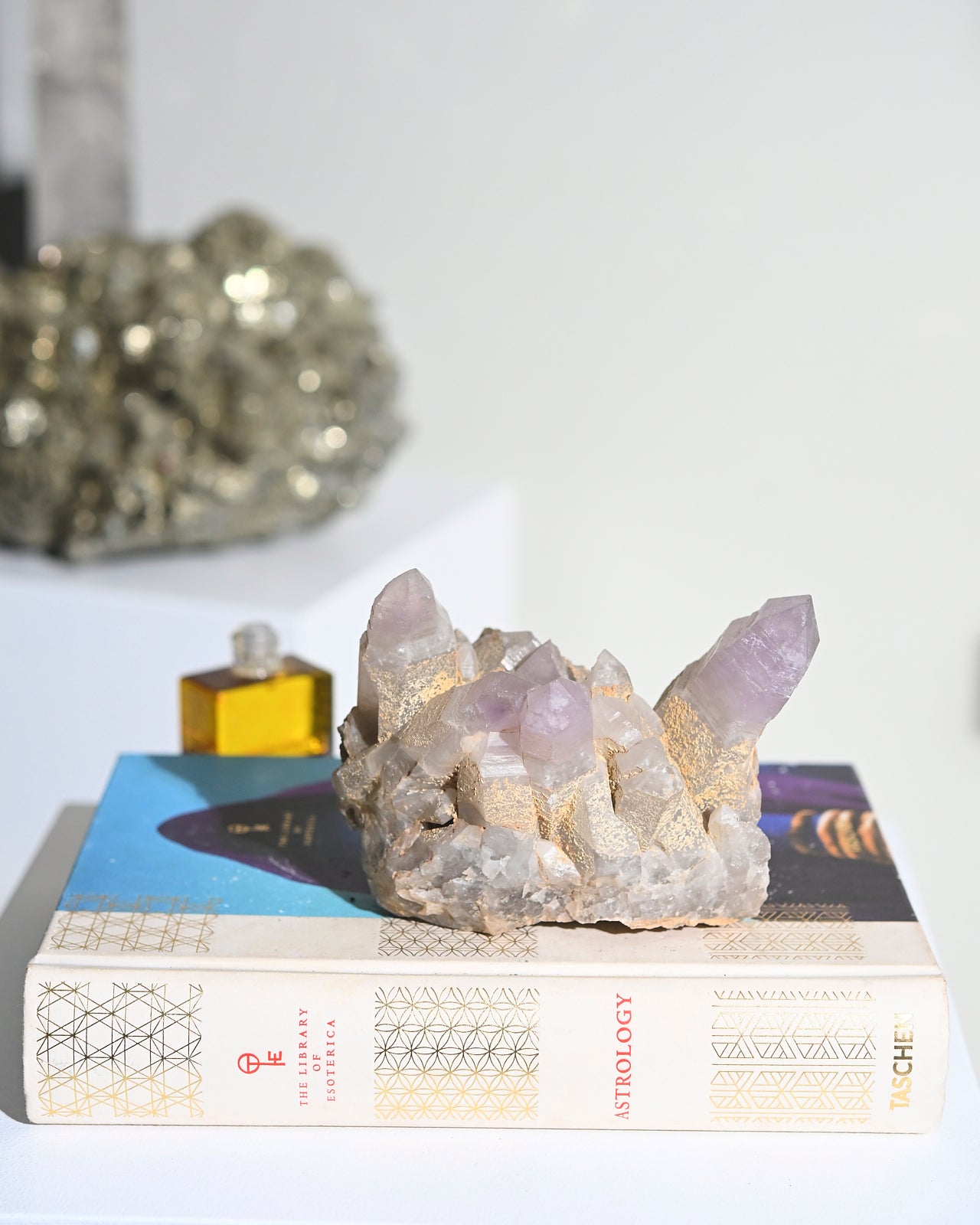 Natural Peruvian Amethyst Crystal Cluster - 4 Inch Healing Stone for Meditation, Reiki & Home Decor | Spiritual Gift & Energy Cleansing