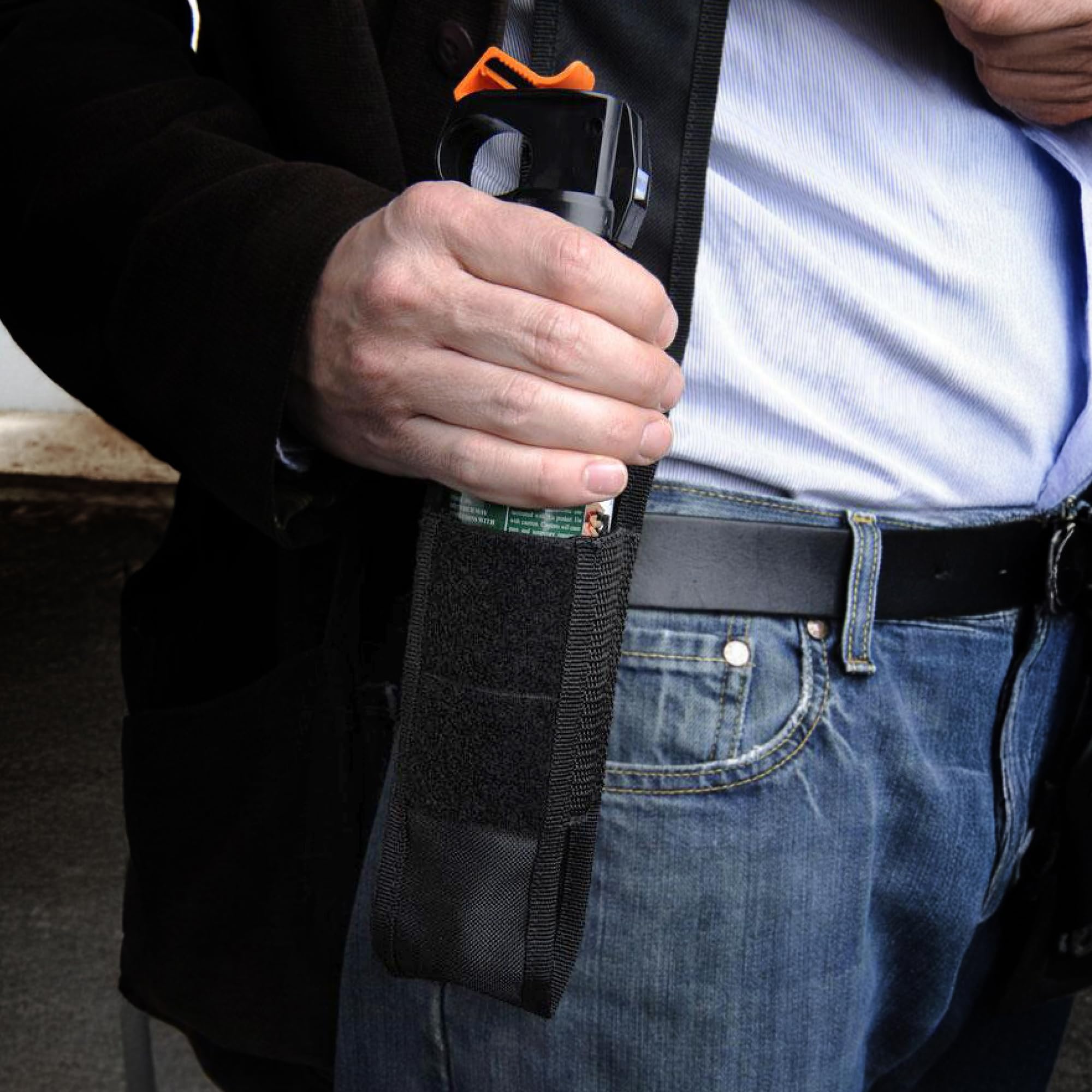 Bear Spray Holster by Mace – Secure & Durable Pepper Spray Holder with Velcro Closure & Belt Loops – Made in USA – Ideal for Hiking, Camping & Outdoor Adventures