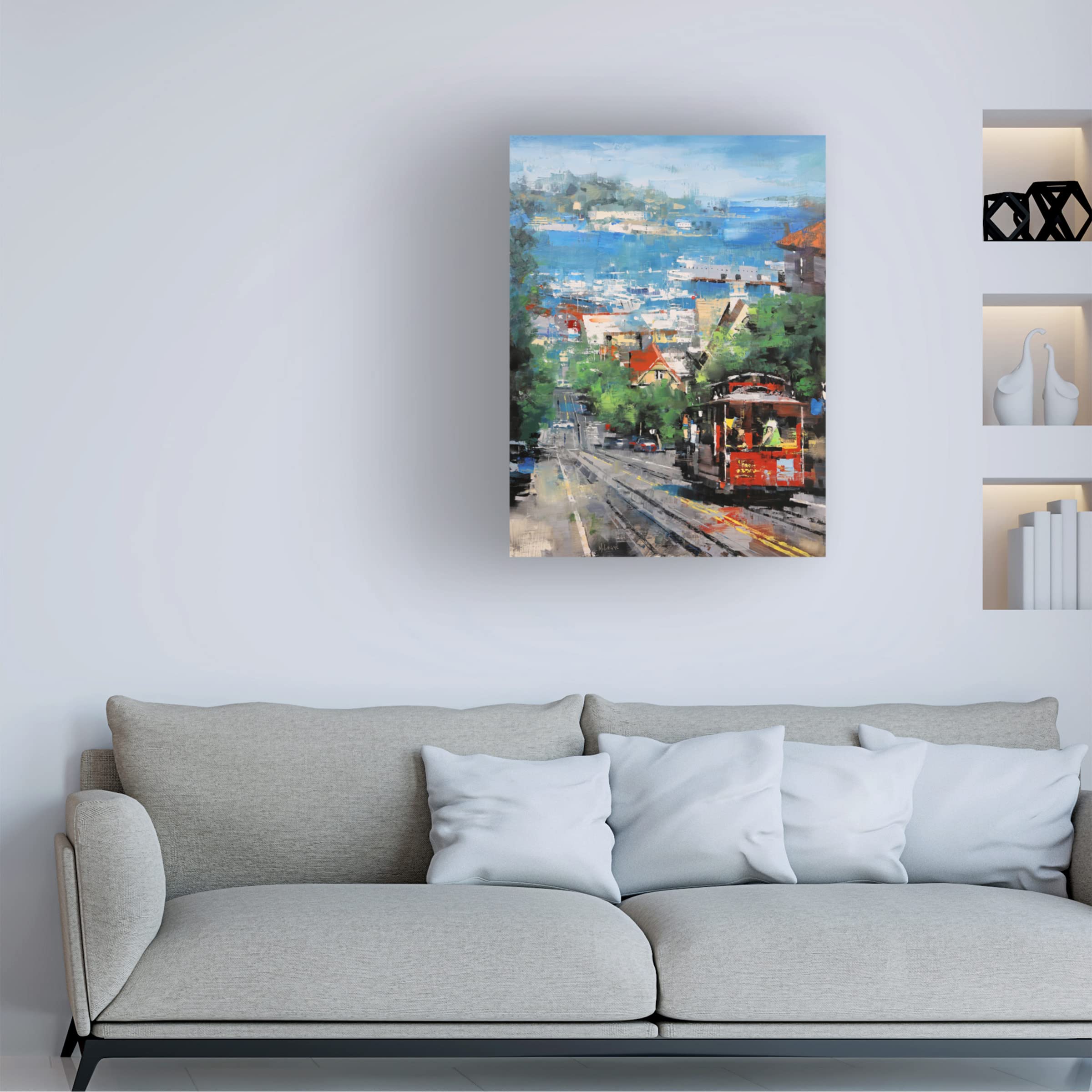 Mark Lague 'Alcatraz' Canvas Art Print - Premium Wall Decor for Living Room, Bedroom & Office - Trademark Fine Art Collection