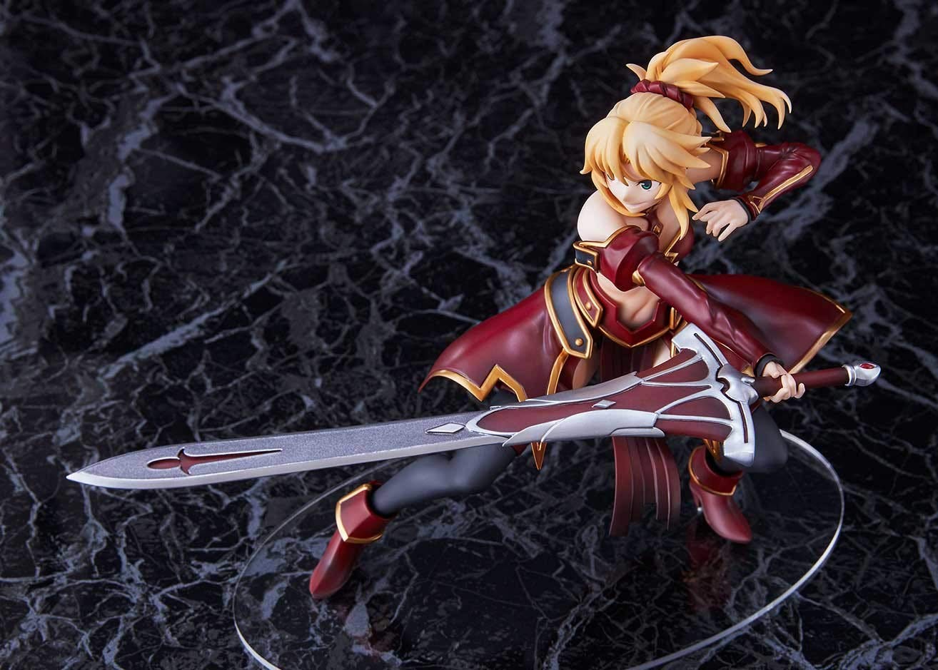 Aniplex 1/7 Scale Figure - Fate/Apocrypha Saber of Red Mordred Pendragon Statue | Anime Collectible for Display & Gifts