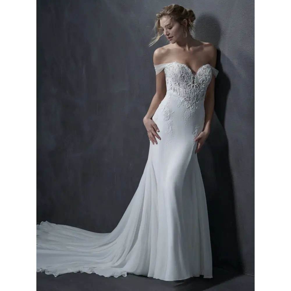 Sottero & Midgley Giovannetta Wedding Dress Sample Sale - Elegant Lace Bridal Gown for Church Ceremony & Reception