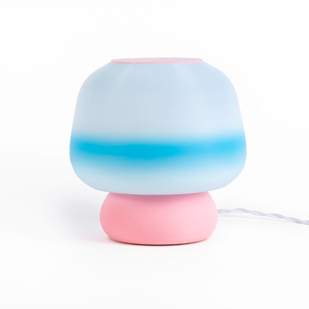 Eco-Friendly Modern Mushroom LED Table Lamp - Dimmable 3D Printed PLA Plant-Based Lighting for Bedroom, Living Room & Office Decor