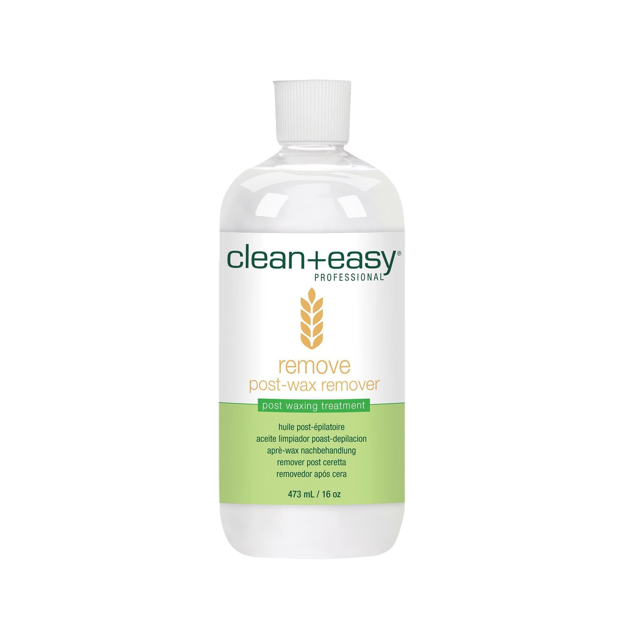 Clean & Easy Post Wax Remover for Smooth Skin - 16 oz Waxing Aftercare Solution for Legs, Bikini & Face - Gentle Formula for Hair Removal Aftercare