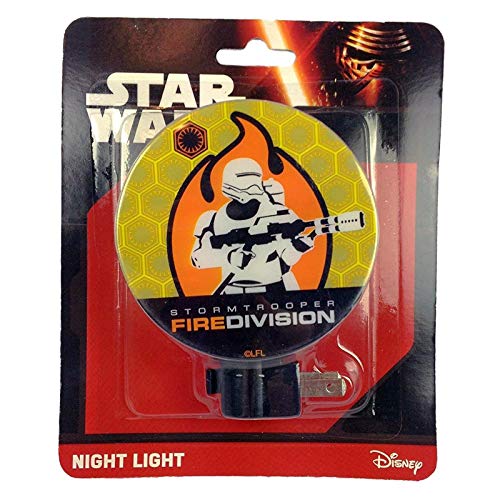 Disney Star Wars Storm Trooper Night Light - LED Bedside Lamp for Kids Room, Nursery, or Home Decor - Perfect for Bedtime, Reading, and Nighttime Safety