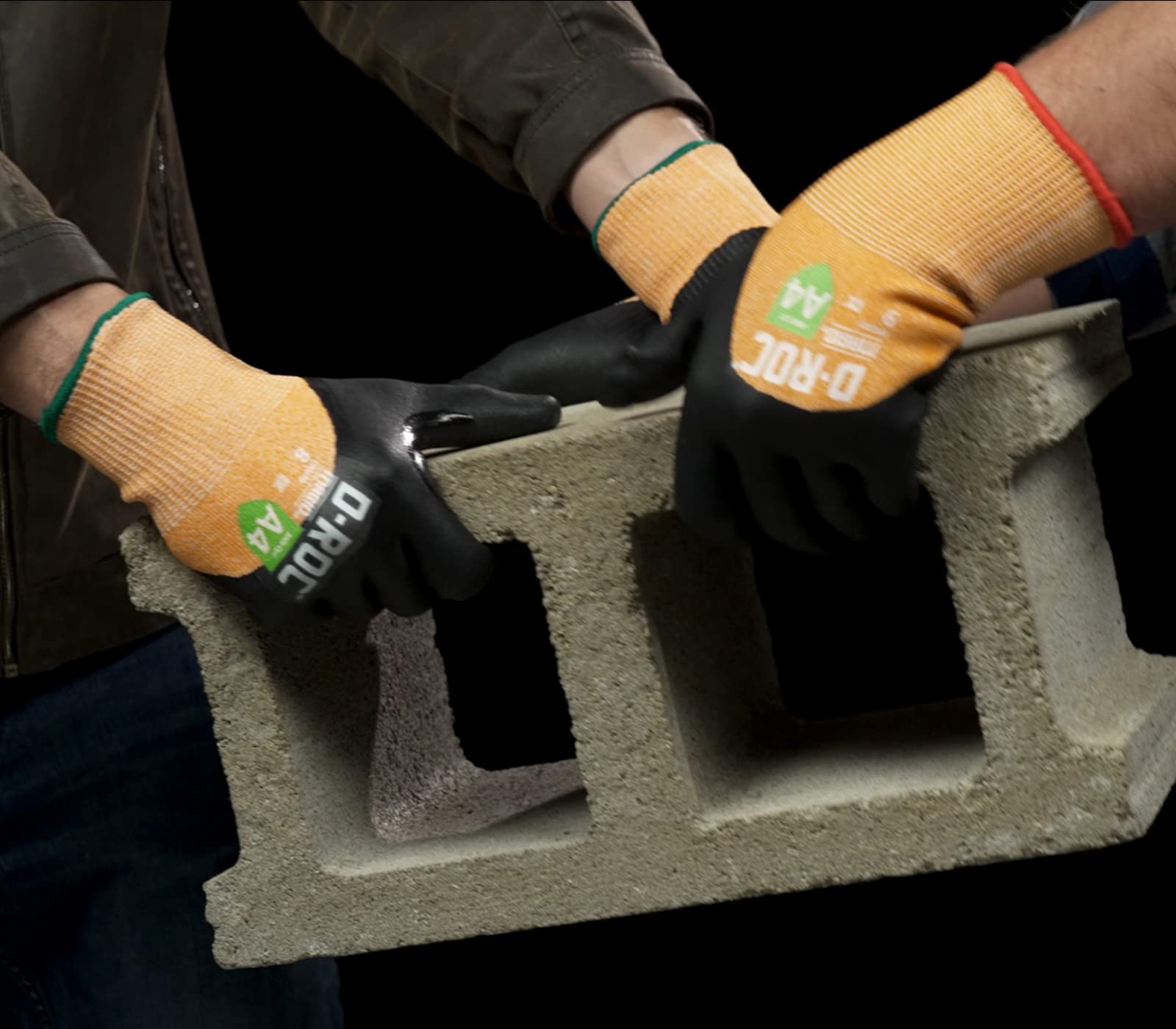 **ANSI A4 Oil & Liquid Absorbing TriTek Work Gloves - MAGID D-ROC, 24 Pairs, Size 11/2XL (DXG49) - Ideal for Automotive, Construction & Industrial Use**