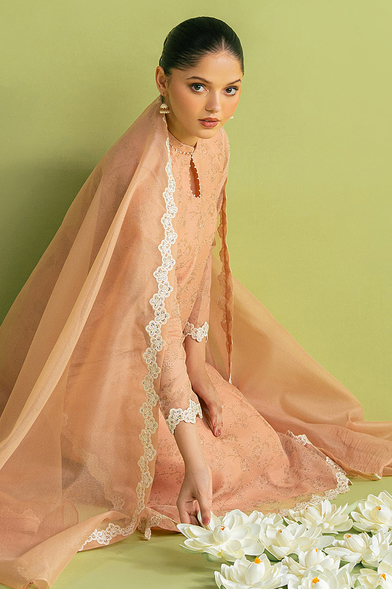 Elegant CAMEO ROSE 2-Piece Set (Shirt & Dupatta) for Women - Perfect for Weddings, Parties & Festive Occasions