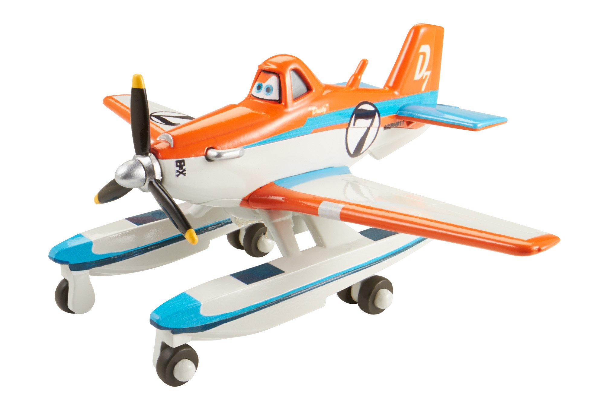 Mattel Disney Planes Fire & Rescue Die-Cast Vehicle - Racing Dusty with Pontoons Toy for Kids, Collectors & Disney Movie Fans