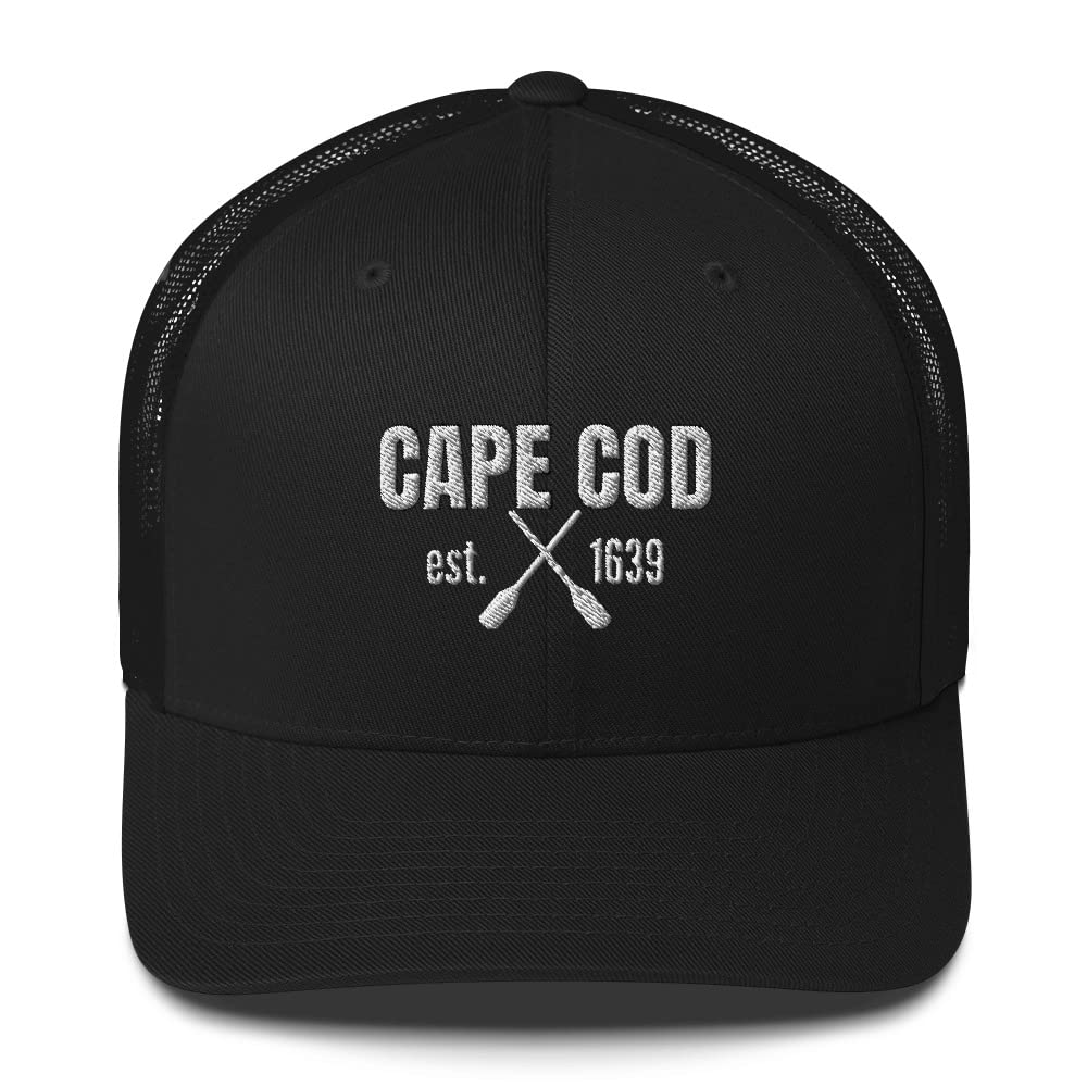 Men's Cape Cod & Boston Mesh Trucker Hat - Funny & Goofy Design for Summer, Beach, and Outdoor Activities
