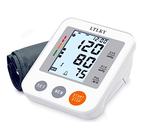 Best Blood Pressure Monitor for Home Use - Accurate Digital BP Cuff with Large Display & Memory Storage - Ideal for Daily Health Tracking & Heart Care
