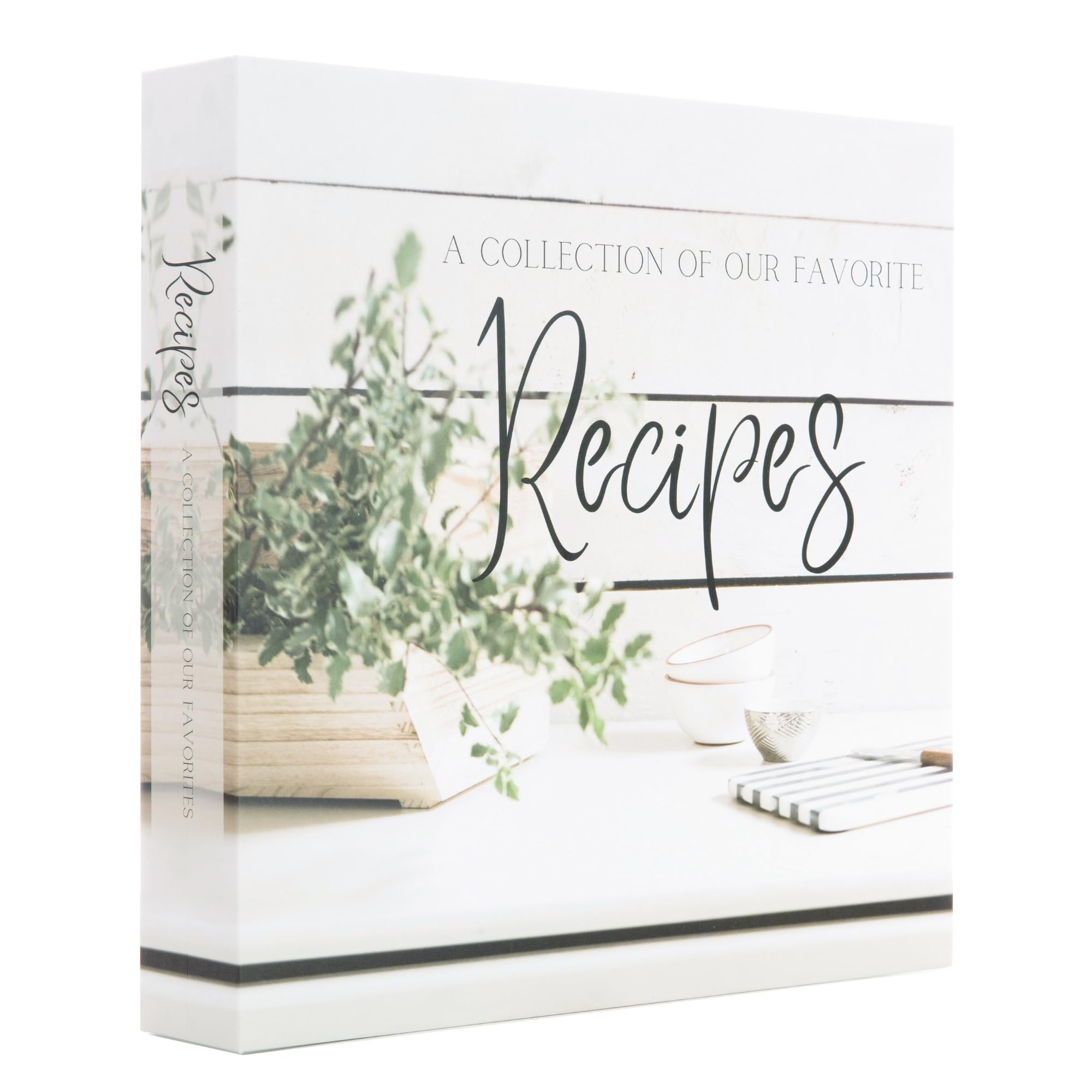 8.5x11 Recipe Binder with Plastic Sleeves | 3-Ring Blank Cookbook Organizer for Writing Your Own Recipes | Perfect Bridal Shower Gift & Family Heirloom | Durable Recipe Book for Home Chefs & Kitchen Organization | Family-Owned Brand