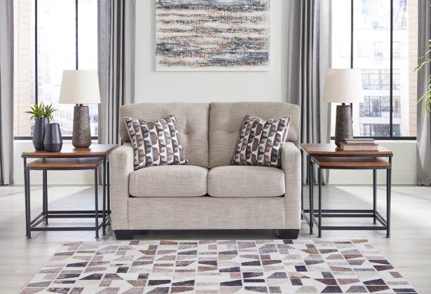 Mahoney Loveseat - Modern Comfortable 2-Seater Sofa for Small Spaces | Perfect for Living Room, Apartment & Cozy Home Decor