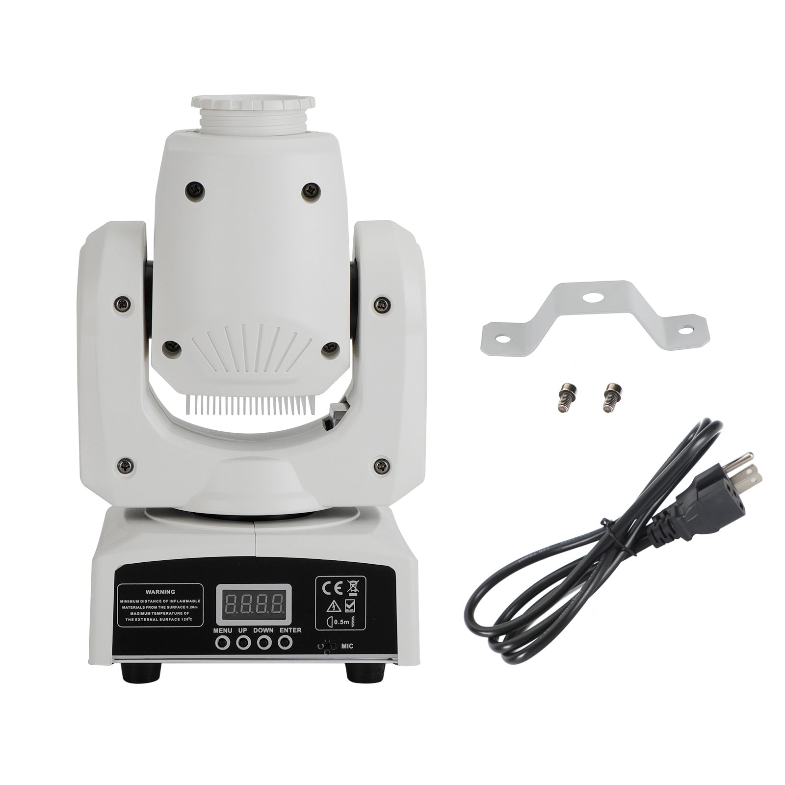 120W RGBW LED Moving Head Light with 8 Gobo Patterns - DMX Stage Lighting for DJ, Beam Bar & Party Events - Perfect for Concerts, Clubs & Theatrical Shows
