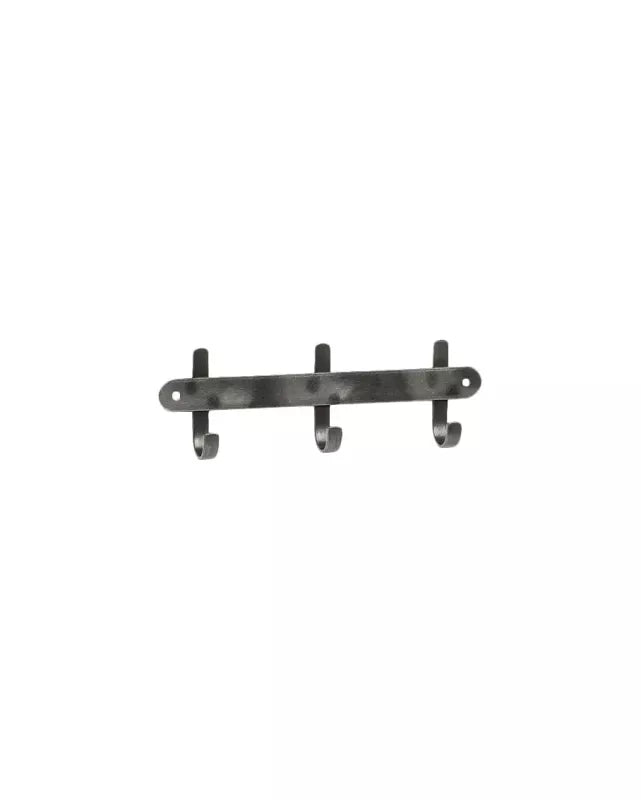 Kroklist Smide 3 Hooks 25cm - Heavy Duty Wall Hooks for Hanging Coats, Hats & Bags in Home, Garage & Office