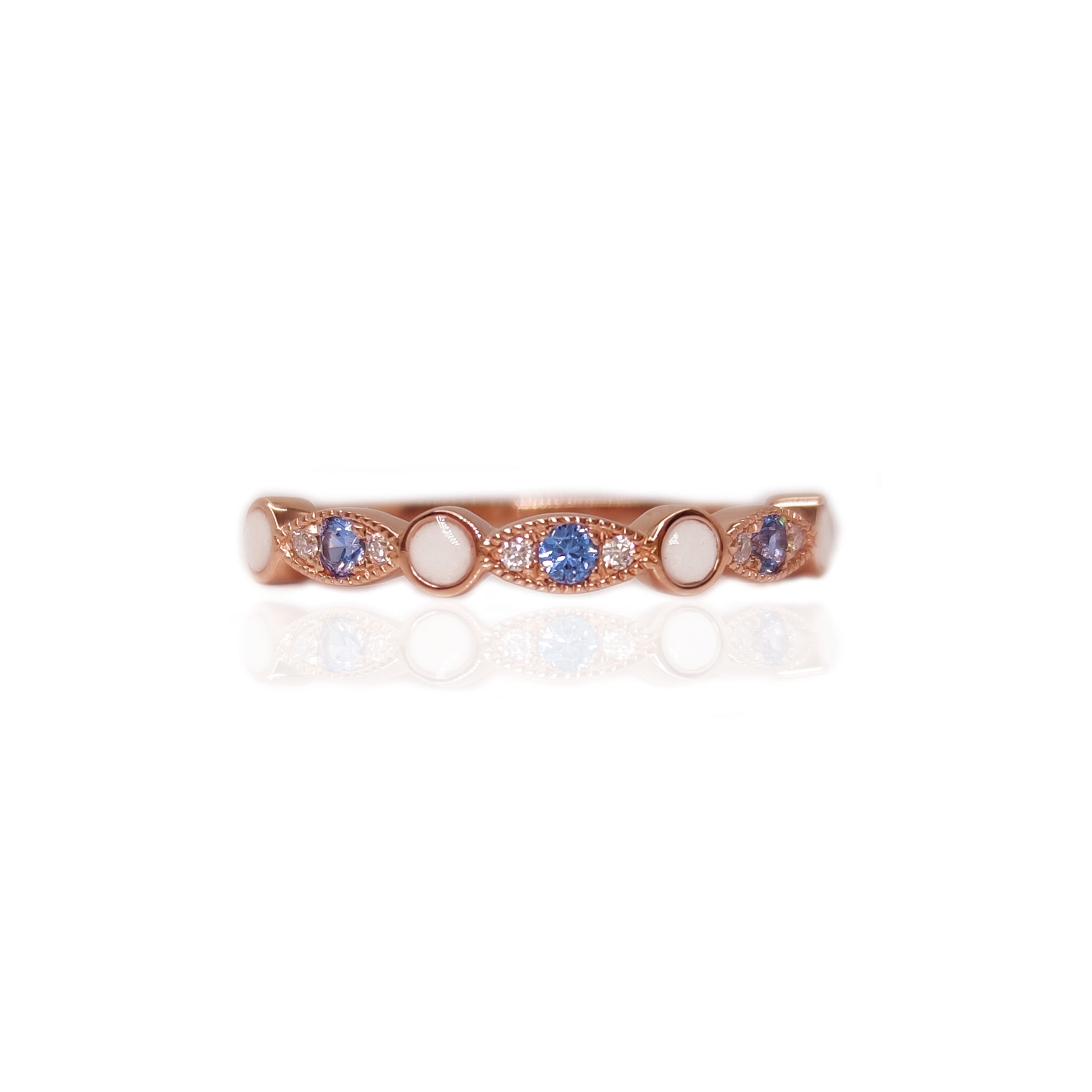 NurtureGlow Elegant Breast Milk Keepsake Ring with Birthstones - Personalized Memorial Jewelry for Moms, Baby Shower Gift & Mother's Day Present - Cherish Precious Memories of Motherhood