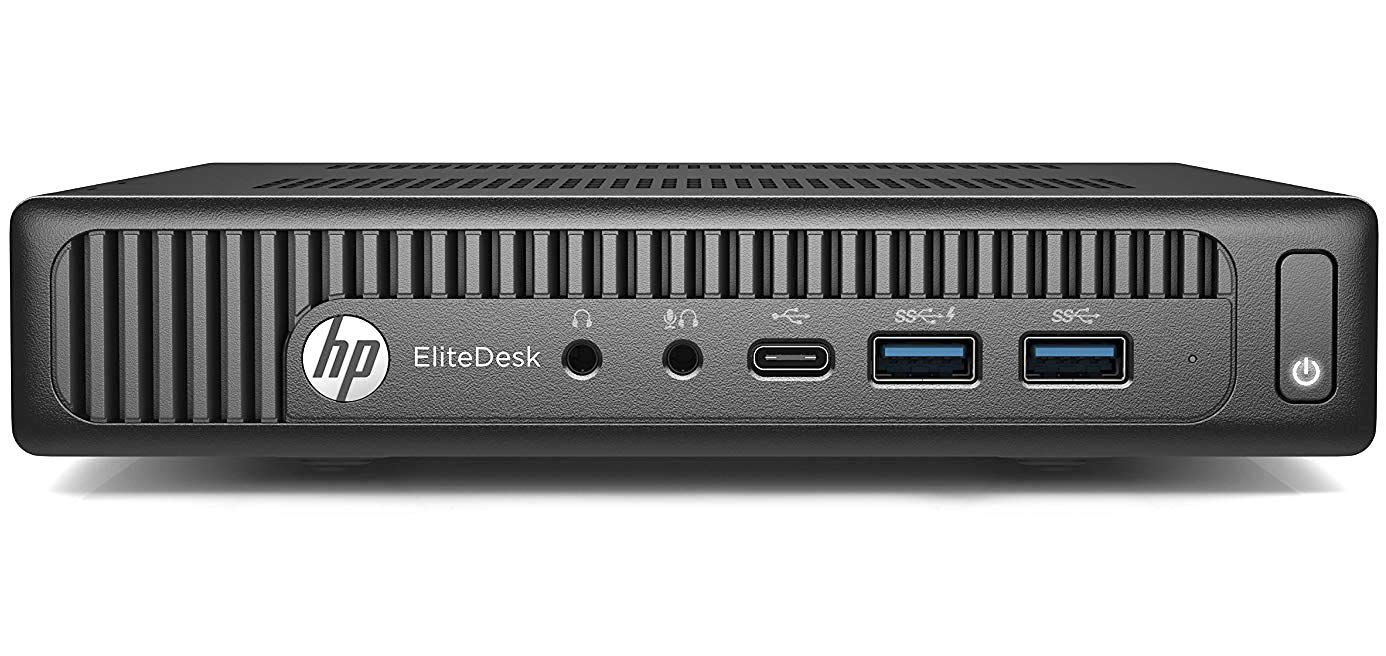 Renewed HP EliteDesk 800 G2 Mini Desktop PC - Intel Core i5-6500T 2.5GHz, 8GB DDR4 RAM, 256GB SSD, USB-C, Windows 10 | Perfect for Home Office, Business Workstations & Digital Signage
