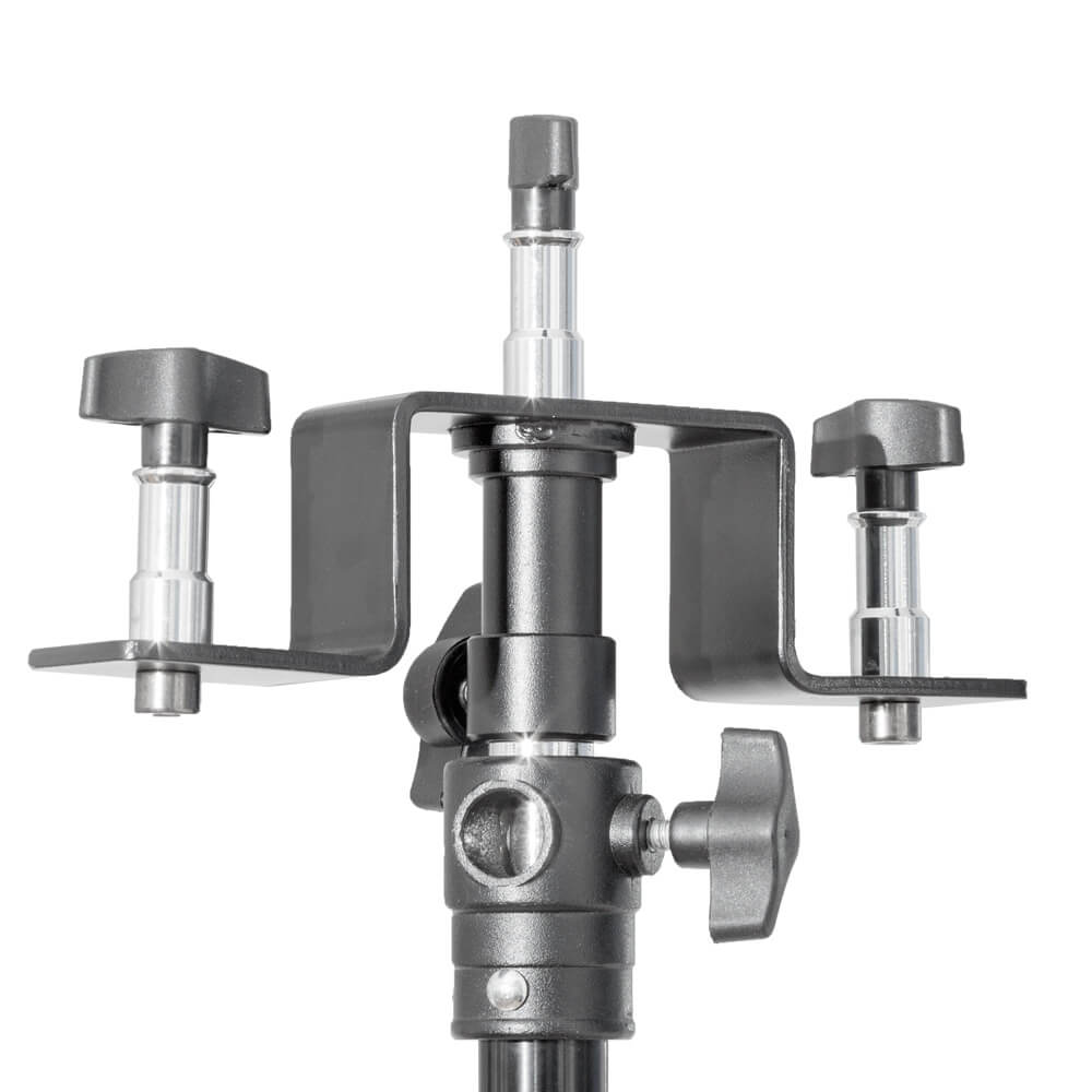 Heavy Duty Triple Telescopic Photography Background Stand - Professional Studio Backdrop Support for Photo Video Shooting, Live Streaming, and Events