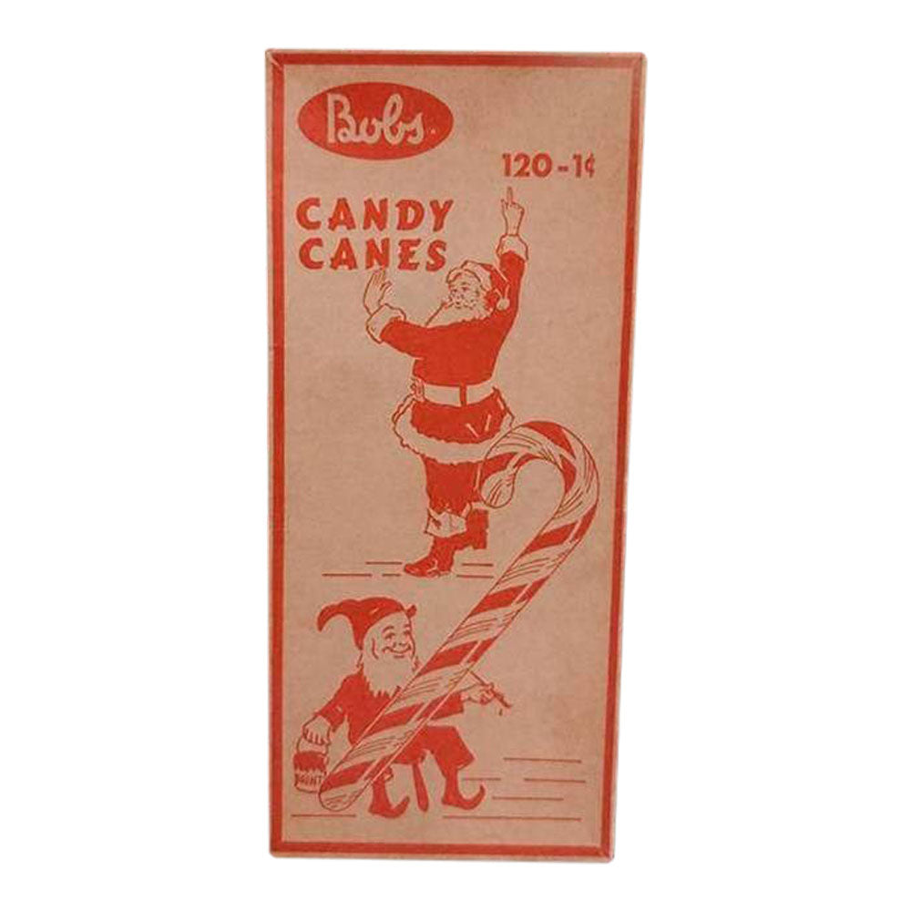Bobs Candy Canes Christmas Wood Cutout - Holiday Home Decor for Tree Ornaments, Wall Art & Festive Party Decorations