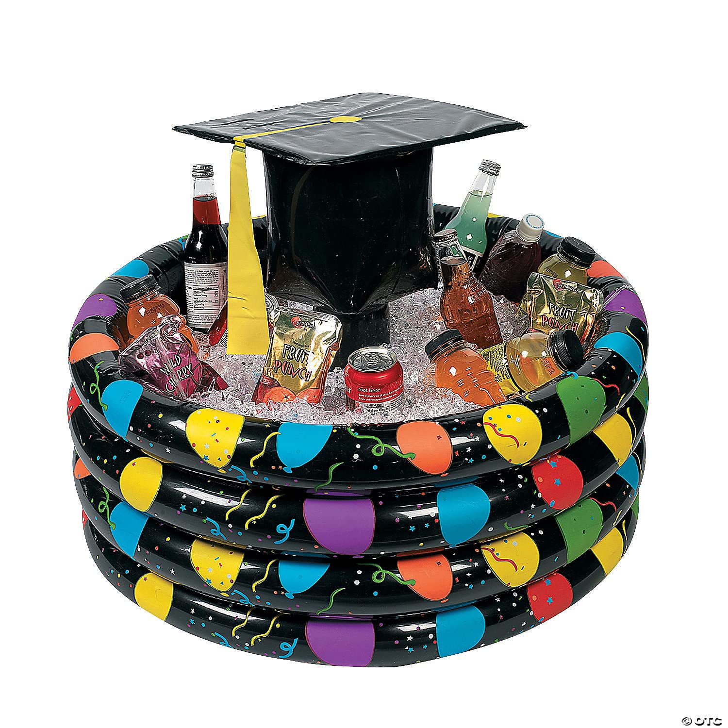 Graduation Inflatable Party Cooler - 72 Can Capacity, Insulated Beverage Cooler for Outdoor Parties, Beach & BBQ - Perfect Graduation Party Supplies for College & High School Grads