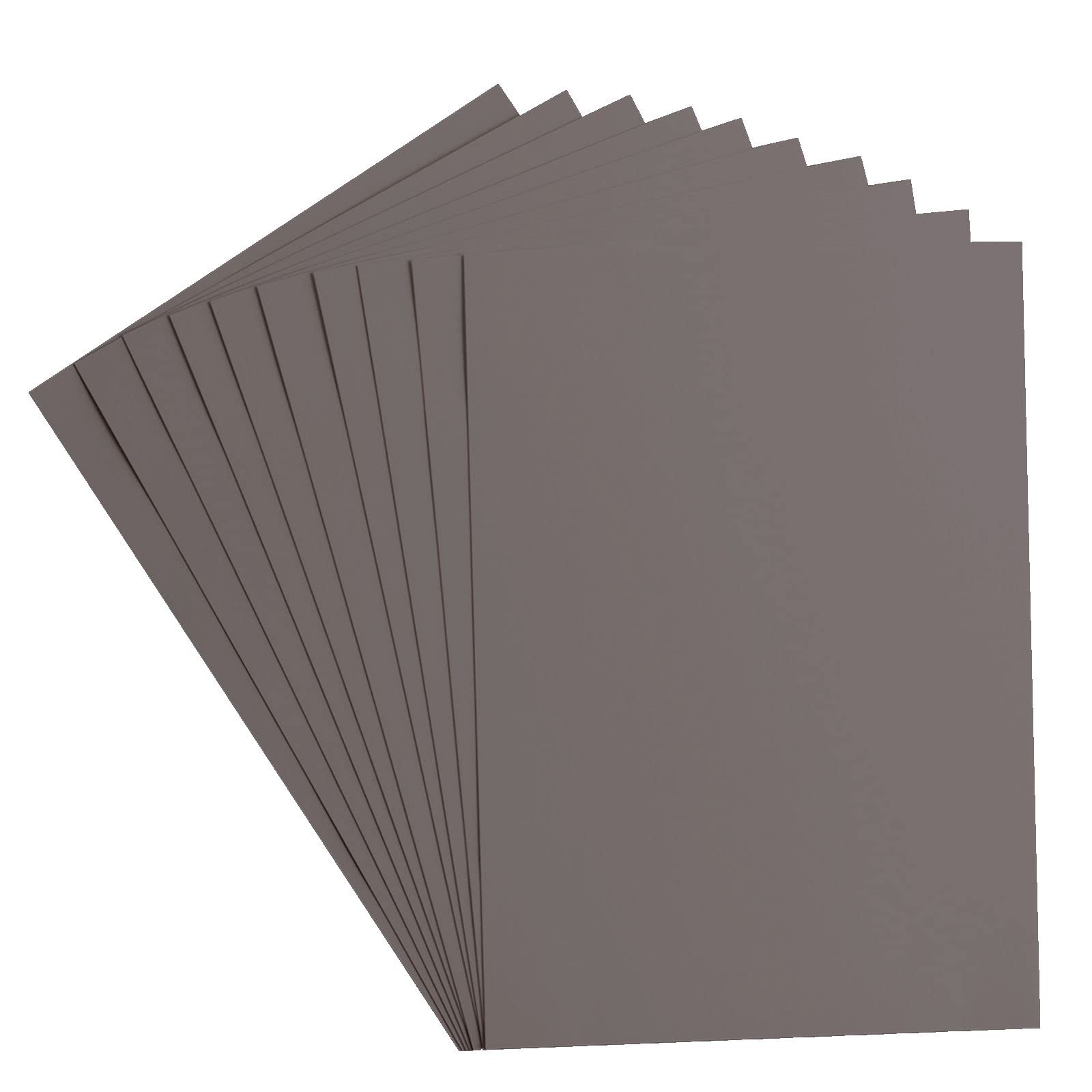 Vaessen Creative Florence Smooth Cardstock - Concrete Grey, 216gsm, 10 Sheets A4 Size for Scrapbooking, Card Making, Die Cutting | Premium Paper Crafts Material for DIY Projects, Invitations & Home Decor