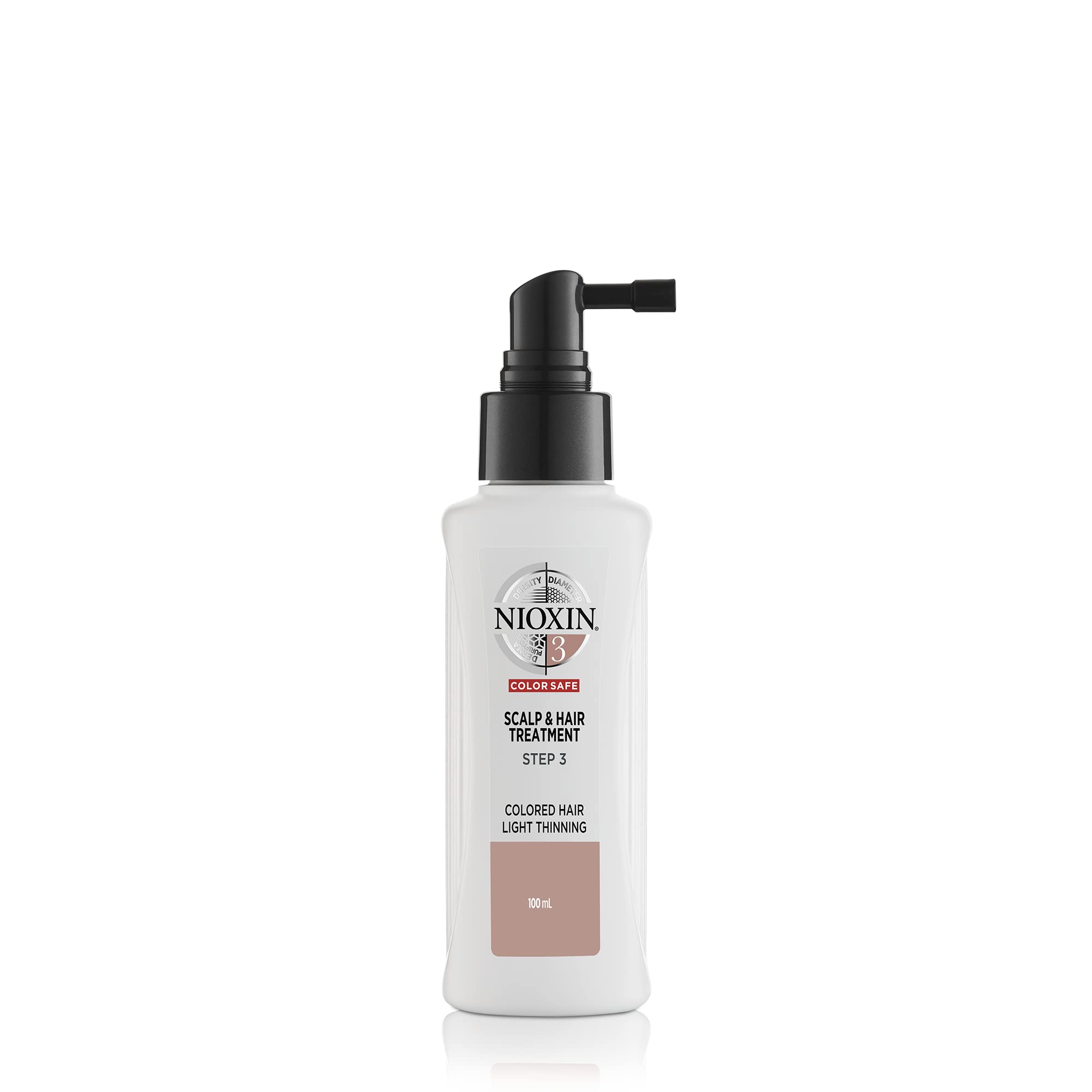 Nioxin System 3 Hair Treatment Kit for Colored & Lightly Thinning Hair - Scalp Therapy & Thickening Shampoo, Conditioner & Leave-In Treatment | Salon-Quality Hair Care for Thicker, Healthier Looking Hair | Perfect for Daily Use & Styling