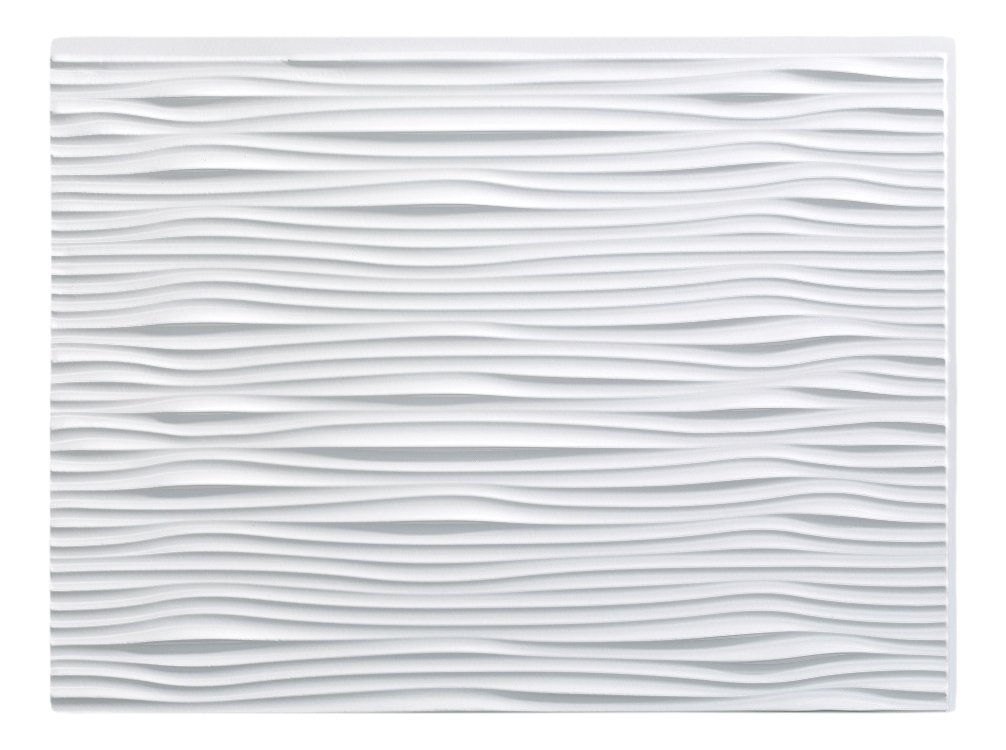 FASÄDE Waves Decorative Vinyl Backsplash - 15 sq ft Peel and Stick Kitchen Wall Tile Kit in Gloss White - Waterproof & Easy to Install for Kitchen, Bathroom & Laundry Room