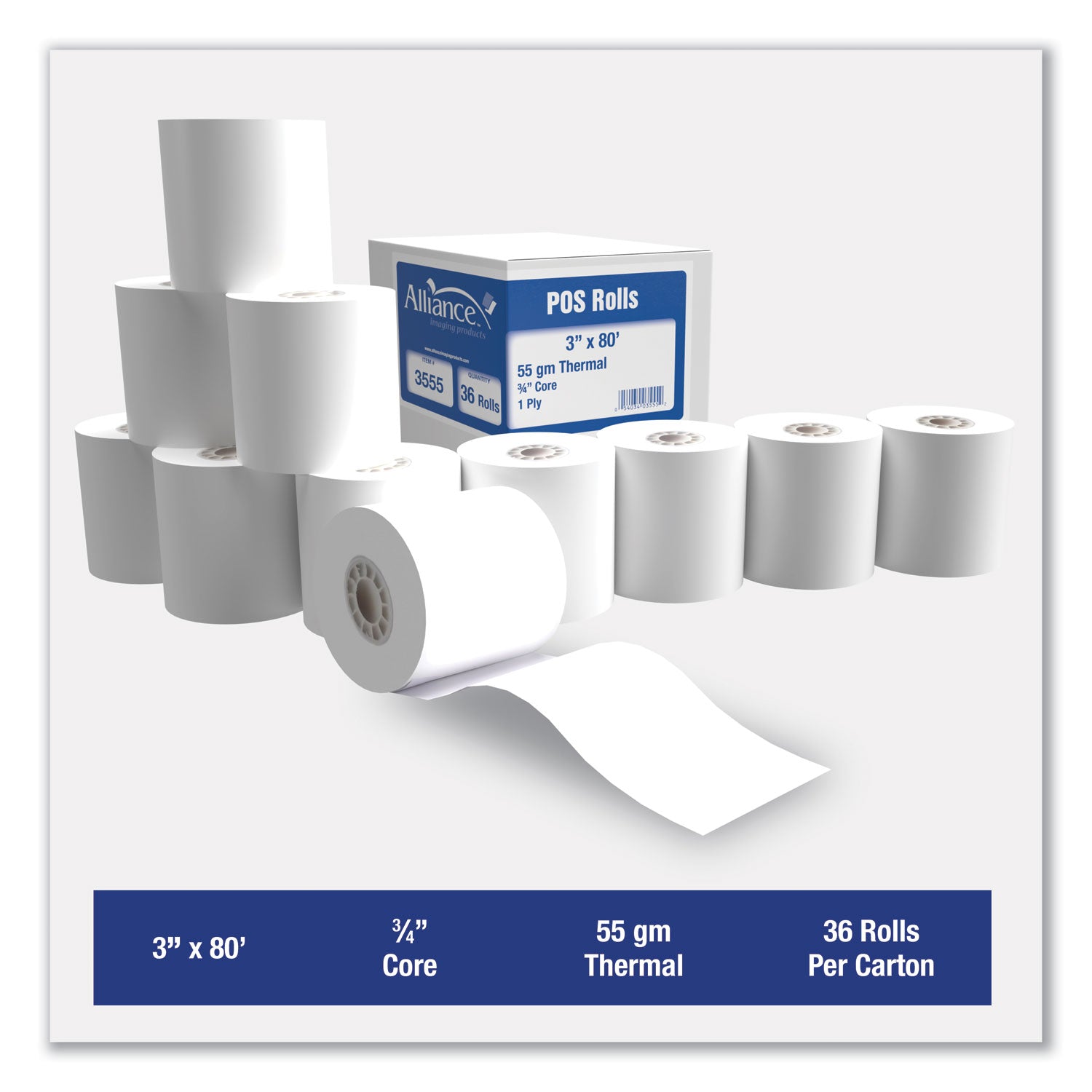 Thermal Cash Register Rolls 3