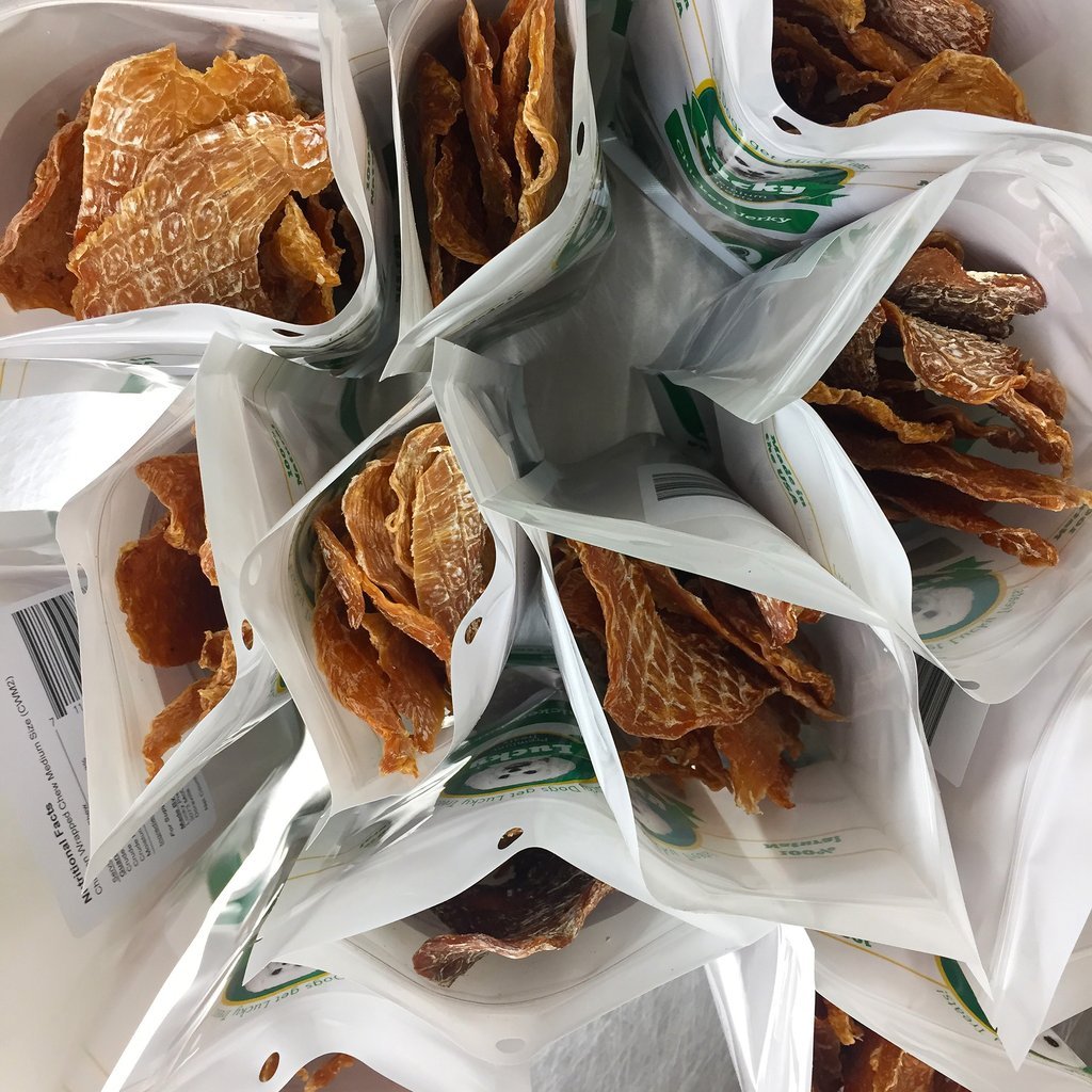 Premium Chicken Jerky Dog Treats - All Natural Dehydrated Chicken Breast Slices for Dogs (7 oz) | High Protein Training Snacks & Healthy Rewards for Pets