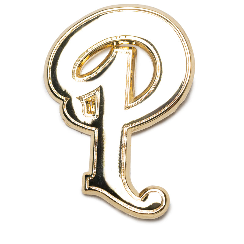 Politics P Logo Pin - Gold Lapel Pin for Campaigns, Events & Collectibles | Political Merchandise & Gifts