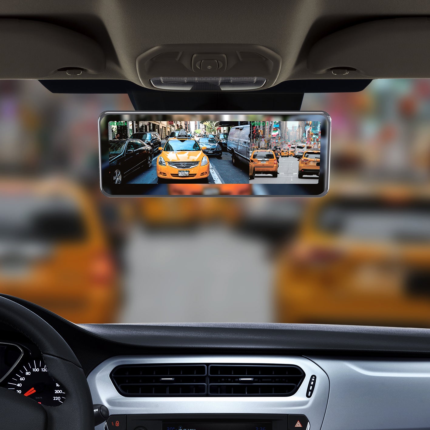 Master Tailgaters 8 OEM Frameless Rear View Mirror with 7