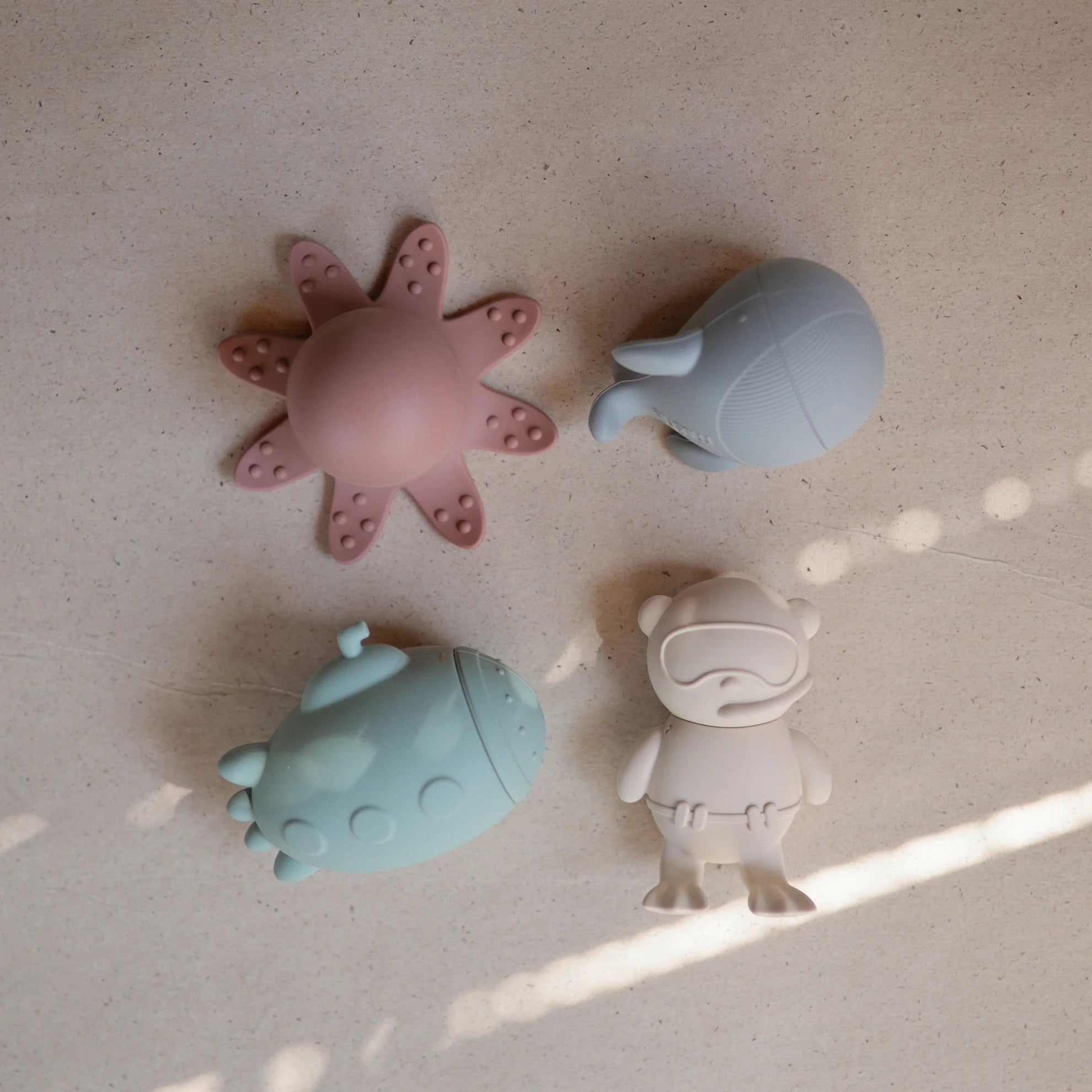 Mold-Free Bath Toys for Kids - Sealife Ocean Animal Play Set for Bathtub Fun & Sensory Learning - Perfect for Toddlers & Preschoolers