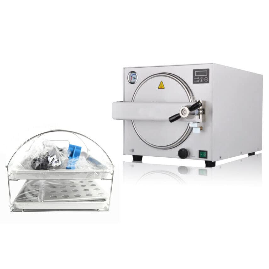 18L Lab Autoclave Steam Sterilizer - E218 Medical Equipment for Dental, Hospital & Laboratory Use | High-Pressure Sterilization Device for Instruments, Glassware & Surgical Tools
