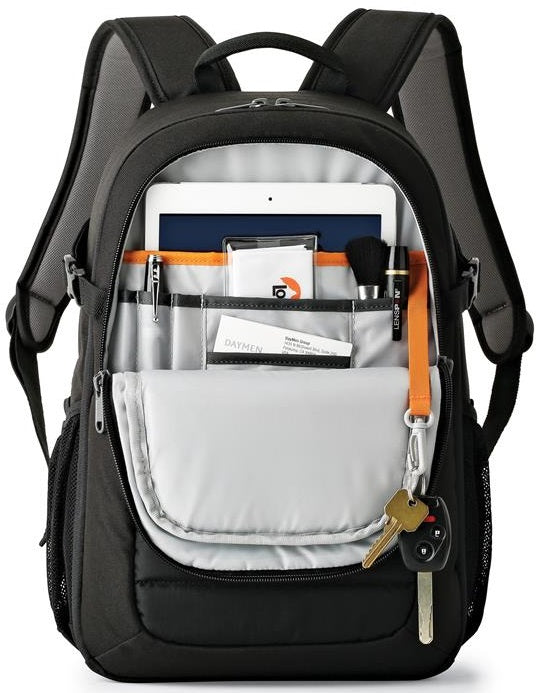 Lowepro Tahoe BP 150 DSLR Camera Backpack - Waterproof & Lightweight Photography Bag for Travel, Hiking & Outdoor Shooting (Black)