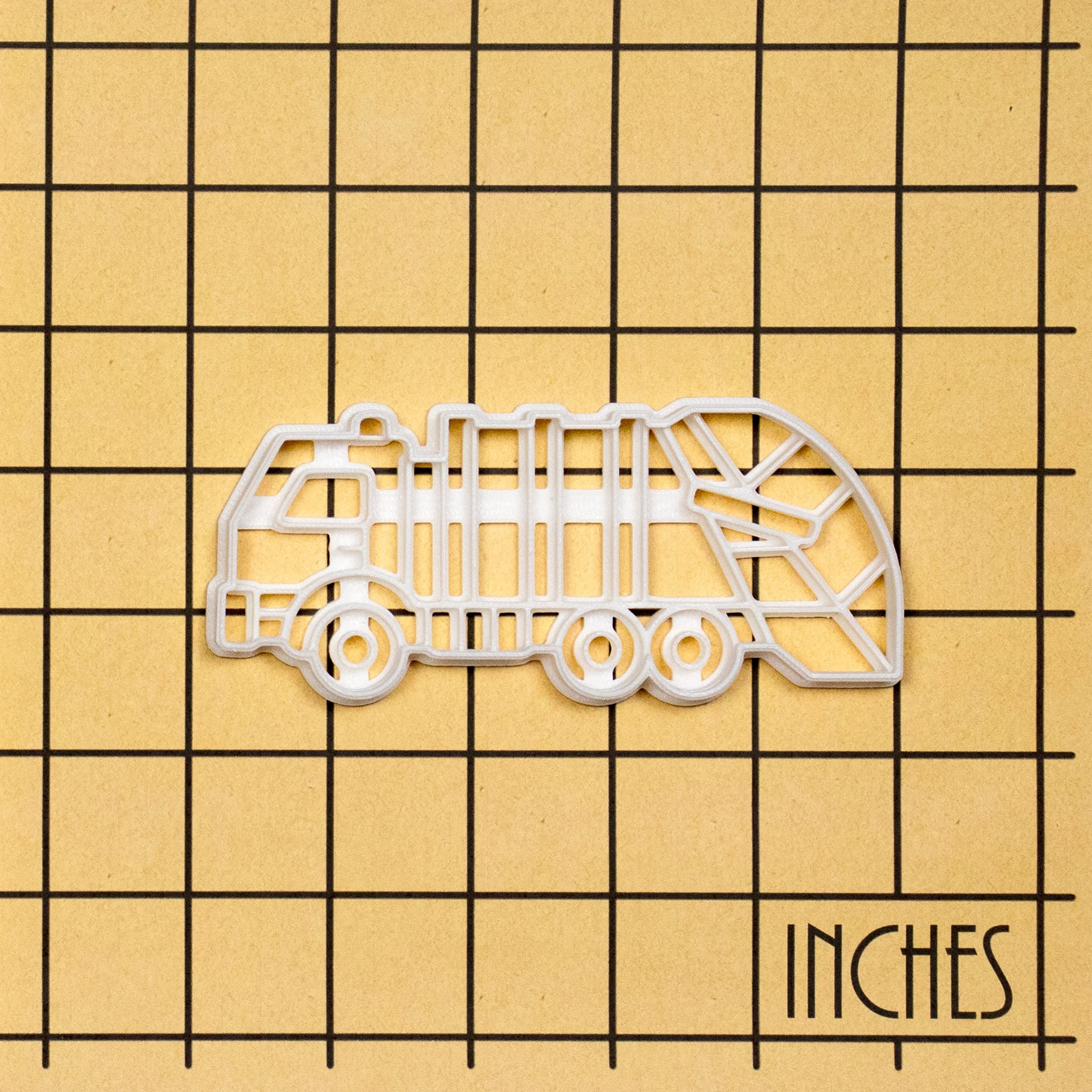 Rubbish Truck Cookie Cutter - 1 Piece Stainless Steel Baking Tool for Kids & Adults | Perfect for Garbage Truck Themed Cookies, Birthday Parties & Baking Decorations