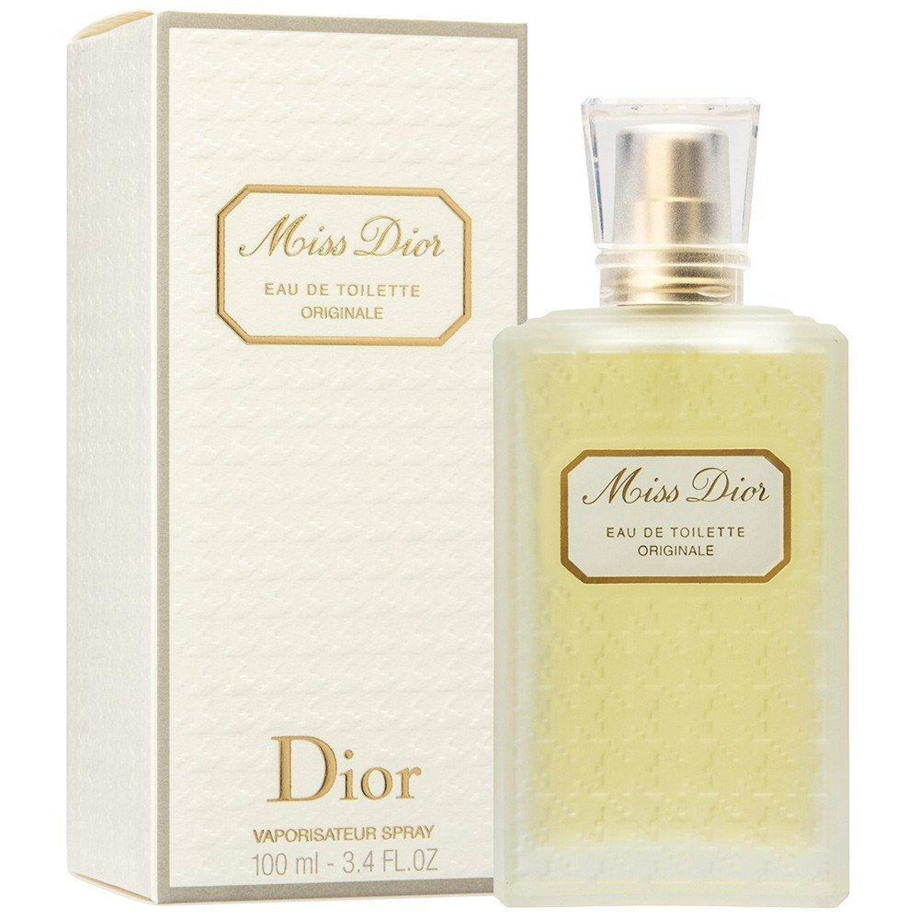 Christian Dior Miss Dior Original Eau de Toilette 100ml Spray for Women - Floral Fragrance for Daytime & Evening Wear, Special Occasions & Romantic Dates