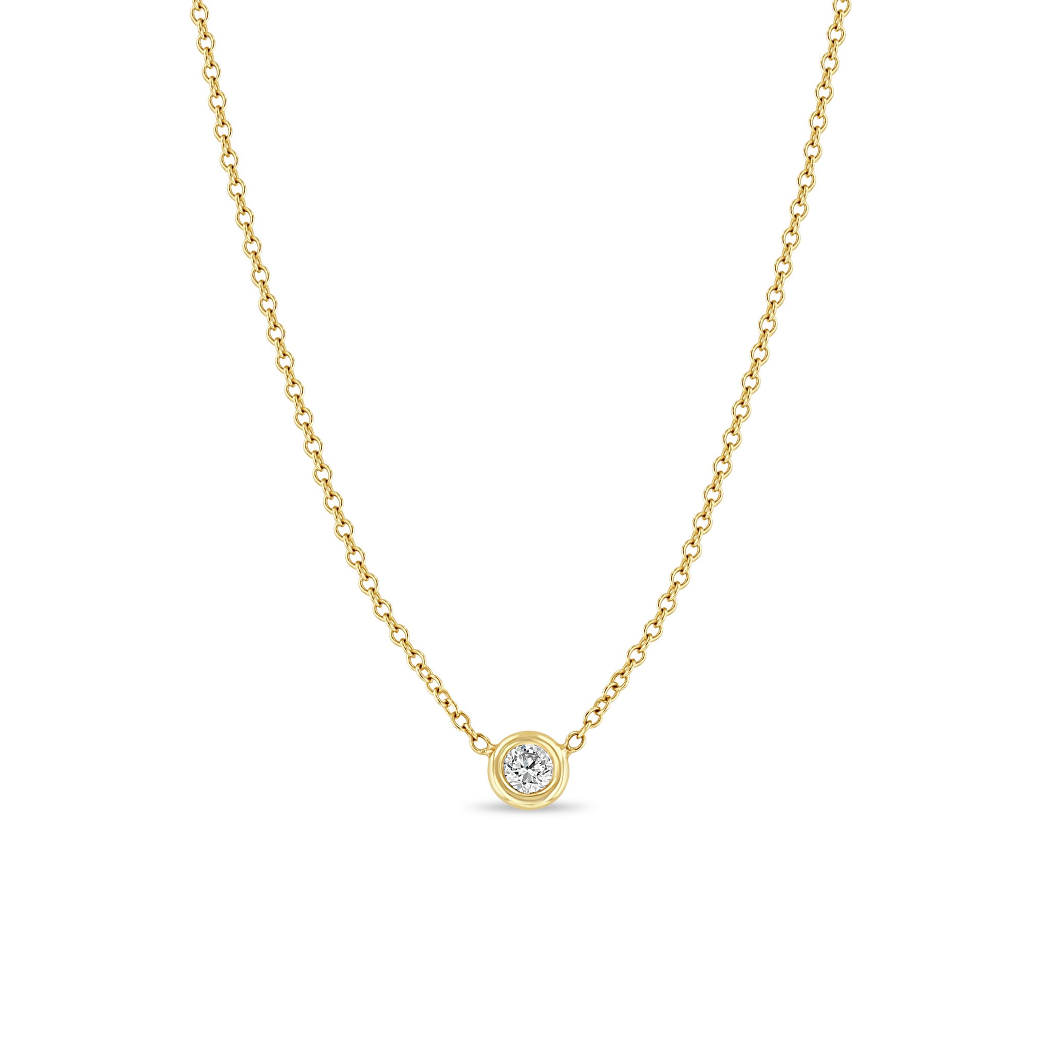 14K Gold Floating Diamond Solitaire Necklace for Women - Elegant Dainty Pendant Jewelry Gift for Anniversary, Valentine's Day & Special Occasions