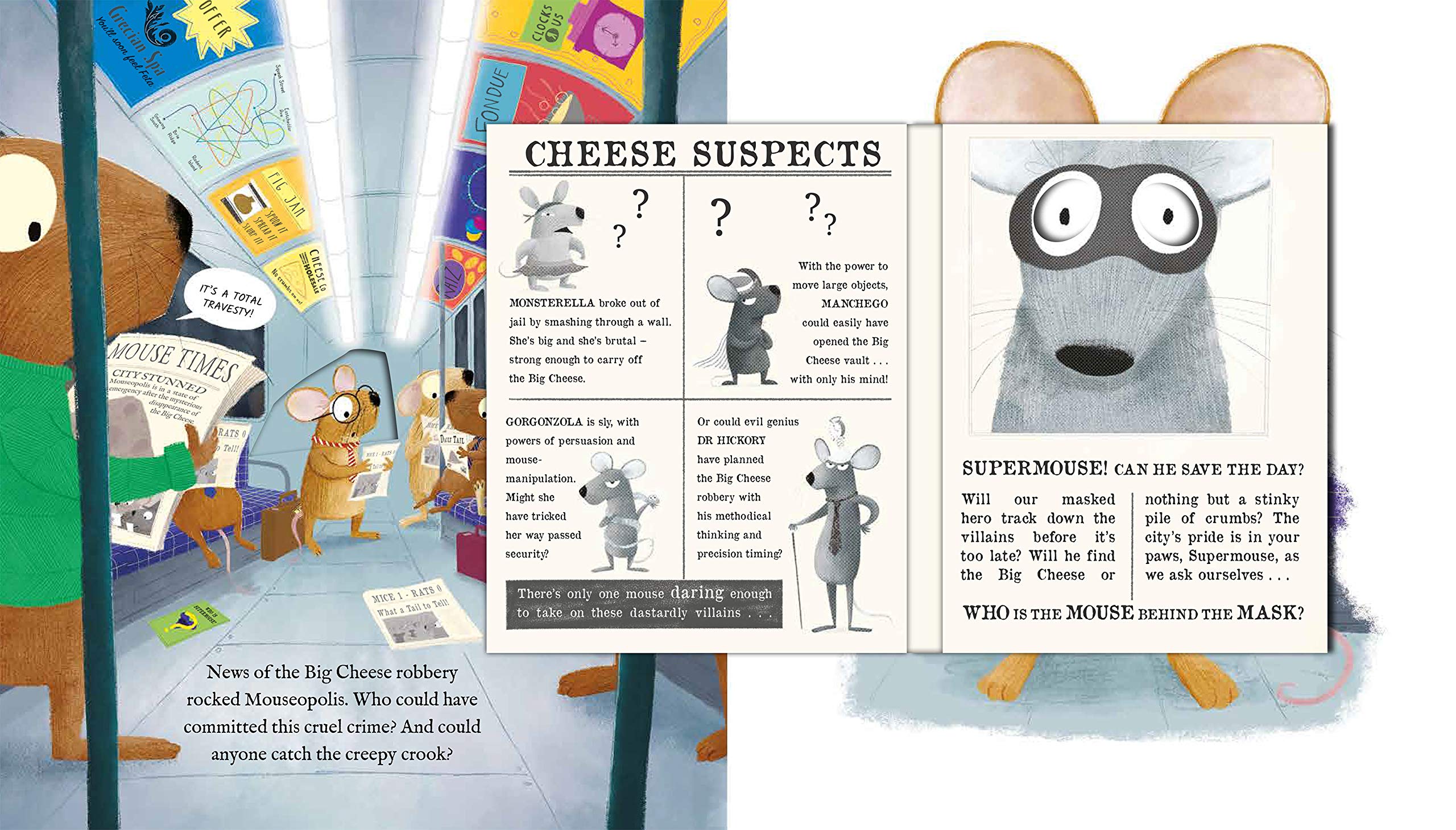 Supermouse and the Big Cheese Robbery - Kids Adventure Book for Early Readers | Bedtime Story & Classroom Reading