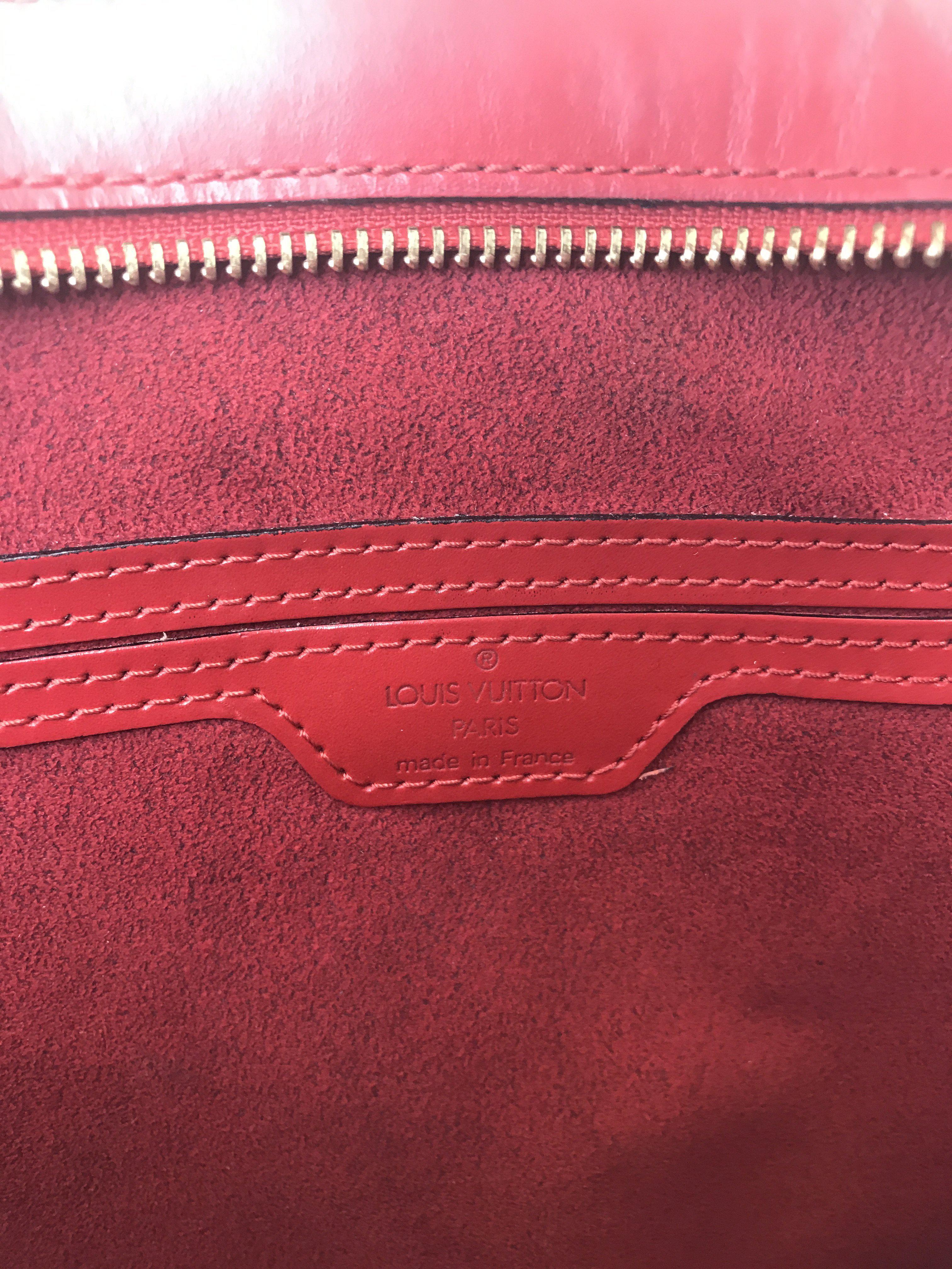 Authentic Louis Vuitton Epi Leather Saint Jacques PM Handbag - Luxury Crossbody Purse for Women | Perfect for Work, Travel & Everyday Use