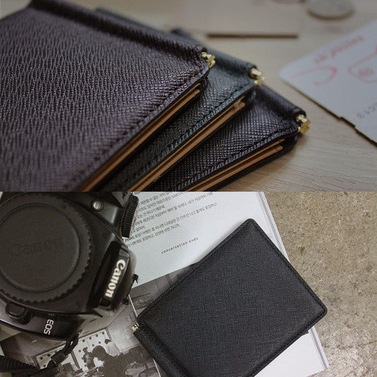 D'Lab Premium Double Money Clip Wallet - Slim RFID Blocking Metal Bill Holder for Cash & Cards | Perfect for Men's Everyday Carry, Travel & Business Use
