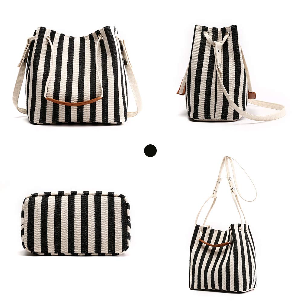 Women's Canvas Hobo Shoulder Bag - Stylish Crossbody Purse for Daily Use